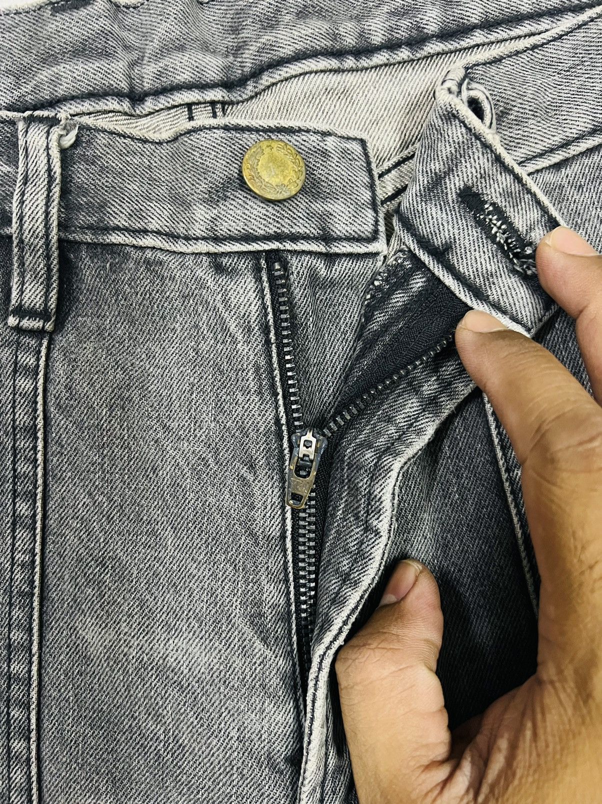 Hysteric Glamour × Japanese Brand Vintage Japanese Brand Patchwork Selvedge Denim Size US 33 - 11 Thumbnail