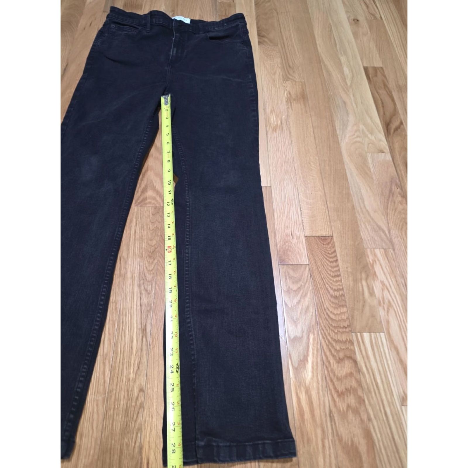 Vintage VINTAGE? No — Marc New York Bootcut Jeans Women Size 16 Black Denim Cotton Mid Rise 5 Pocket Jeans Size 38" / US 16 / IT 52 - 5 Thumbnail