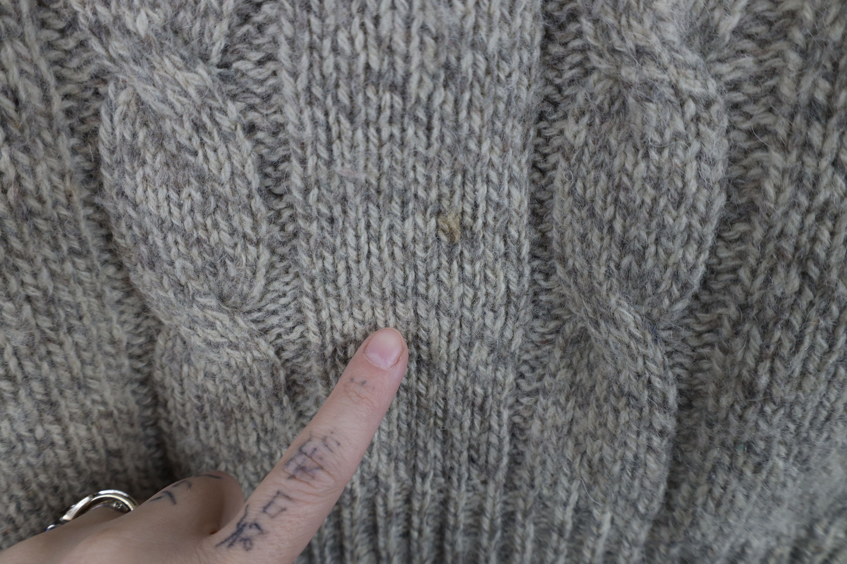 Vintage Vintage 90s Streetwear Blend Chunky Cable Knit Sweater Vest Size US XL / EU 56 / 4 - 4 Thumbnail