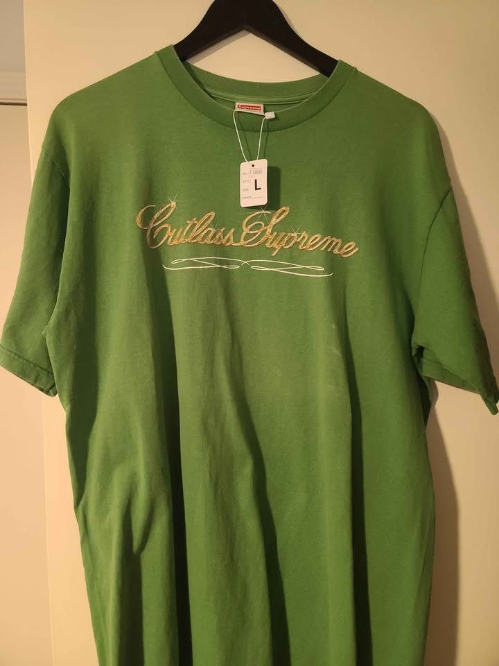 Supreme Supreme Cutlass Supreme Tee Green L ~2002 Size US L / EU 52-54 / 3 - 5 Thumbnail