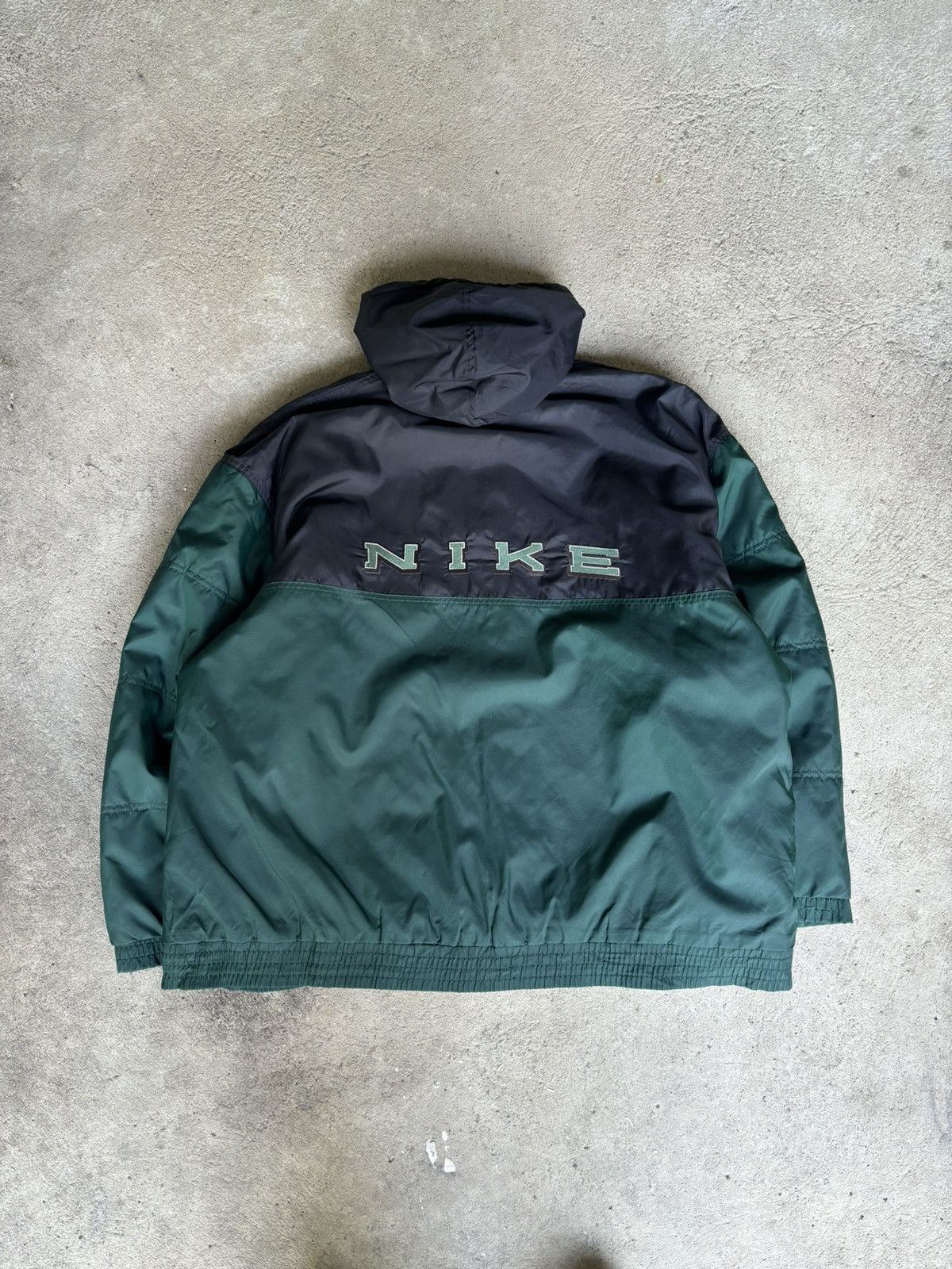 Nike × Vintage Nike Vintage Puffer Winter jacket ⭐️Super rare⭐️ XL green Size US XL / EU 56 / 4 - 1 Thumbnail