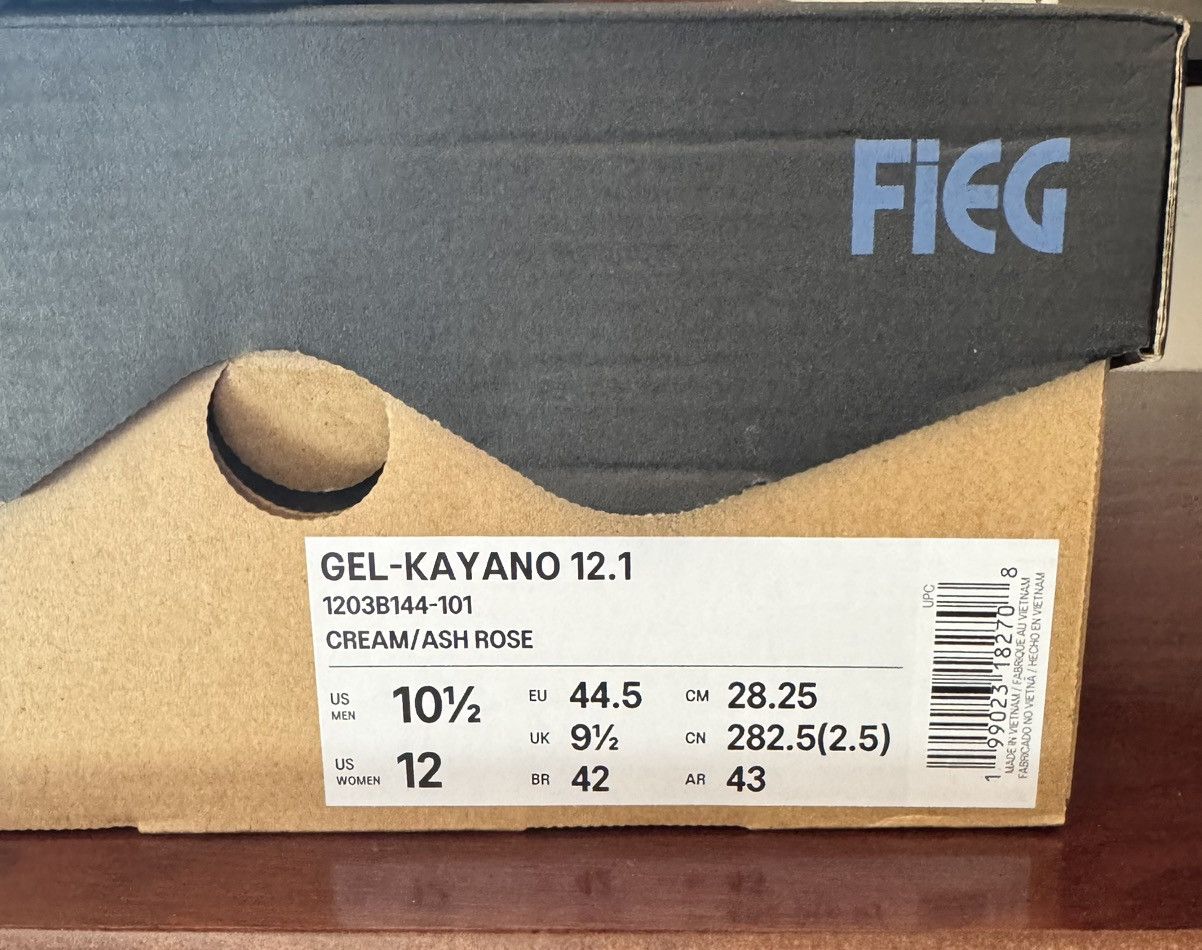 Asics Kith for Asics Loyalty Gel- Kayano 12.1 size 10.5 Quartz Size US 10.5 / EU 43-44 - 7 Thumbnail