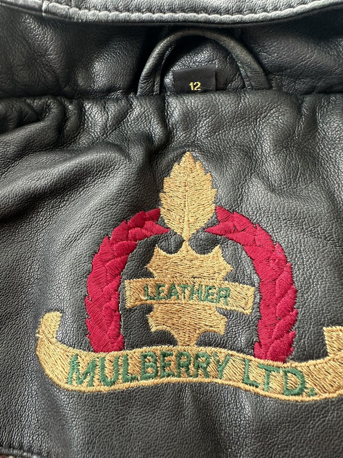 Mulberry Mulberry Lether Black Duffle Coat Napoleon Jacket hype Size US L / EU 52-54 / 3 - 10 Thumbnail