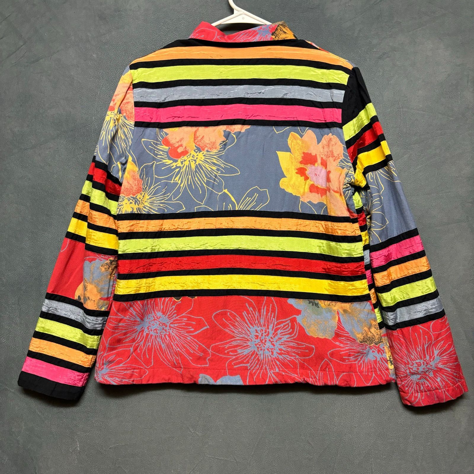 Other Art To Wear Blazer Patchwork Floral Boho Multicolor Boho Size M / US 6-8 / IT 42-44 - 2 Thumbnail