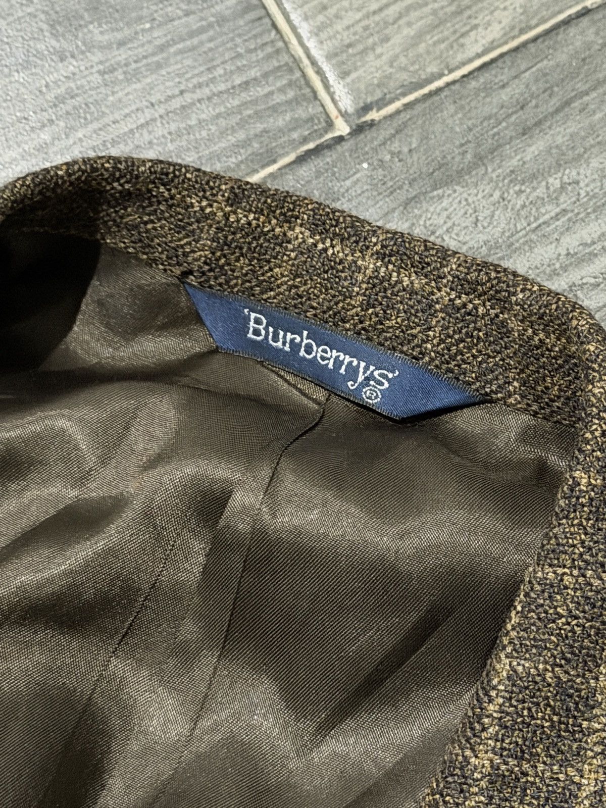 Burberry Burberrys Vintage Blazer Size 44S - 3 Thumbnail