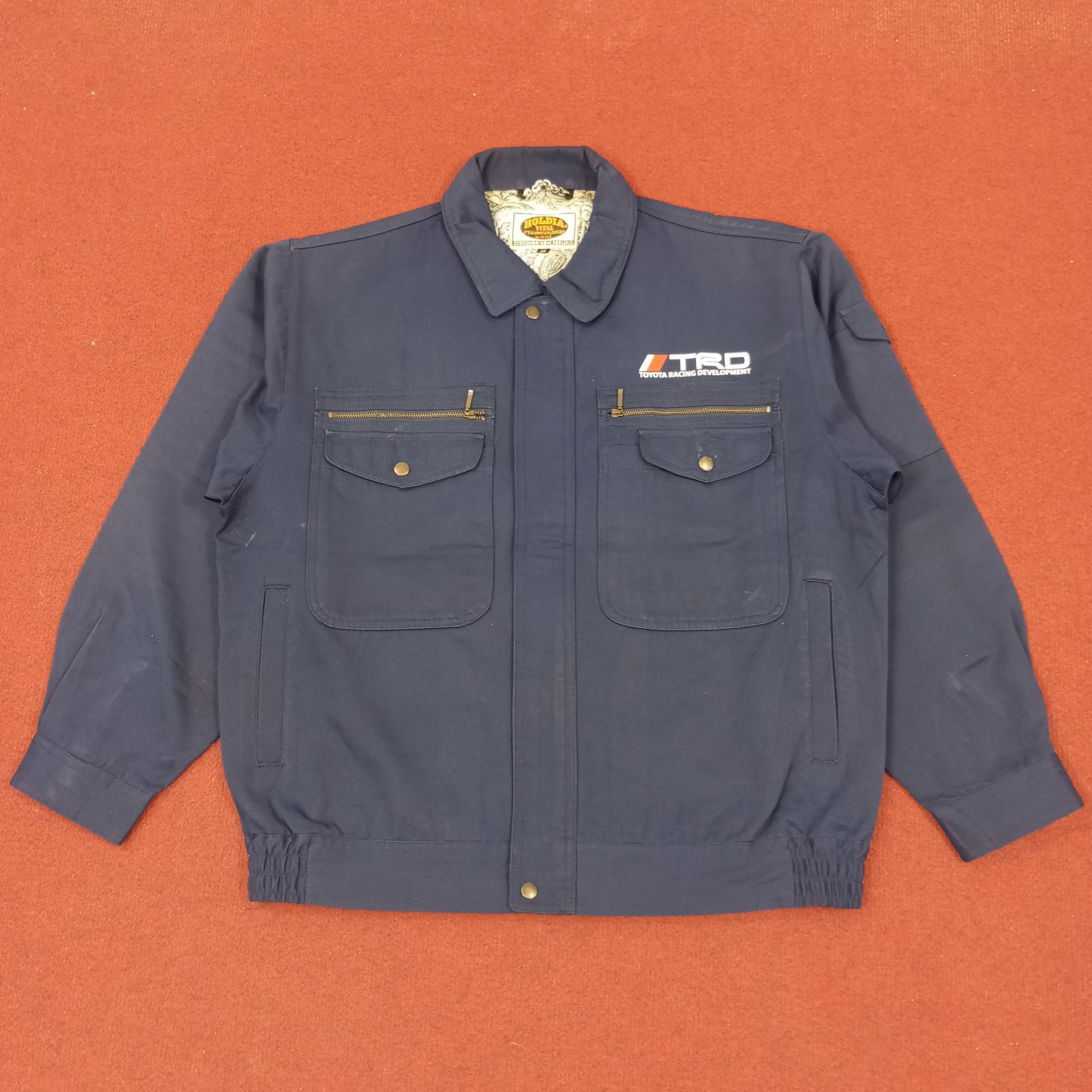 Japanese Brand × Vintage TRD Toyota Racing Development Workwear Custom Jacket Size US L / EU 52-54 / 3 - 3 Thumbnail