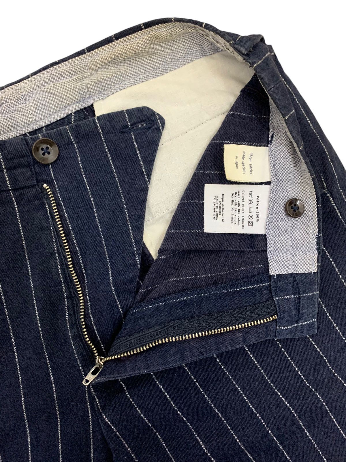 45rpm 45rpm Striped Fabrics from Japan Cotton Pants Size US 30 / EU 46 - 10 Thumbnail