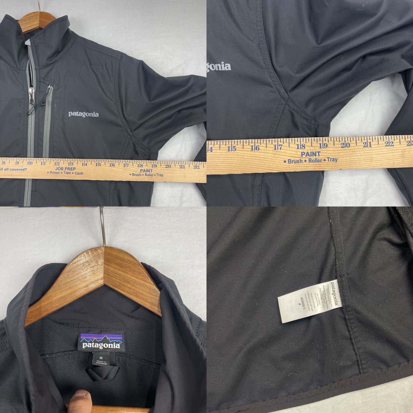 Patagonia Patagonia Jacket Womens Medium Black All Free Bomber Full Zip Lightweight 83025 Size M / US 6-8 / IT 42-44 - 8 Thumbnail