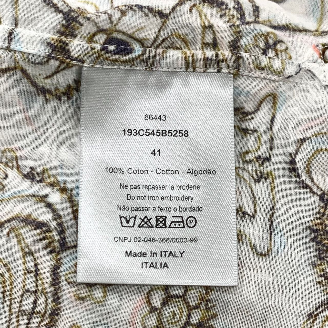 Dior Dior x Kenny Scharf Collared Short Sleeve Shirt K26WX Size US XXS / EU 40 - 7 Thumbnail