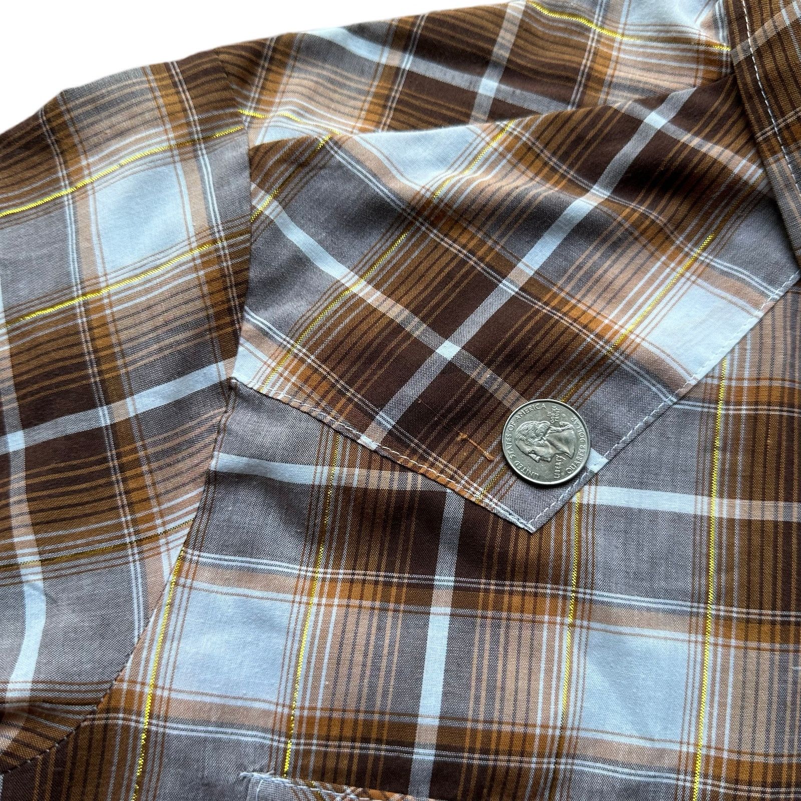 Other Vintage Saddle King Western SS Button Up Size L/XL GUC Size US XL / EU 56 / 4 - 6 Thumbnail