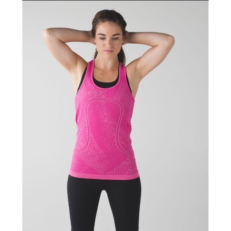 Lululemon Lululemon Swiftly Tech RacerbackHeathered Jewelled Magenta S Size M / US 6-8 / IT 42-44 - 1 Thumbnail