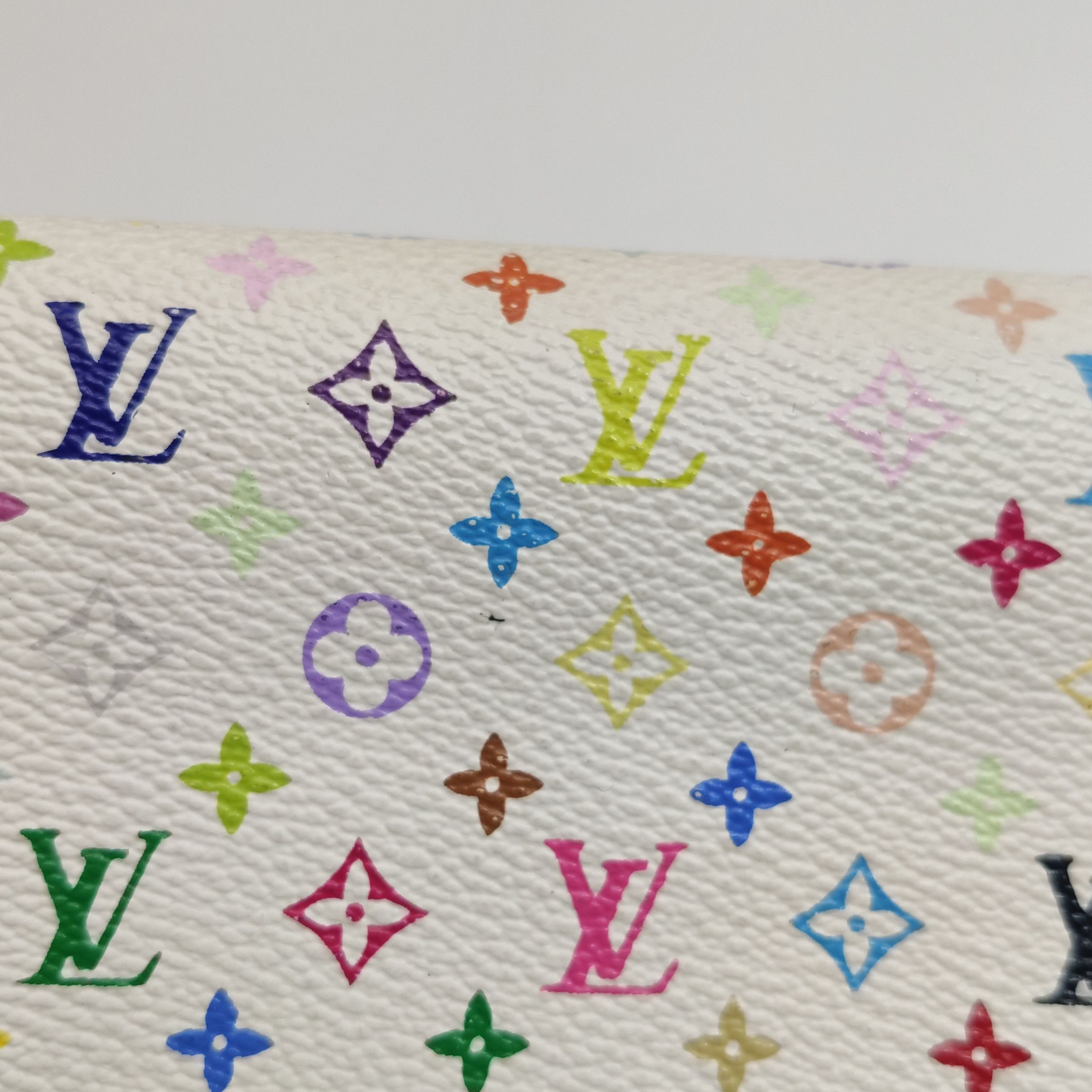 Louis Vuitton Louis Vuitton (LV) Insolite White Tricolor Zipper Wallet -y Size ONE SIZE - 5 Thumbnail