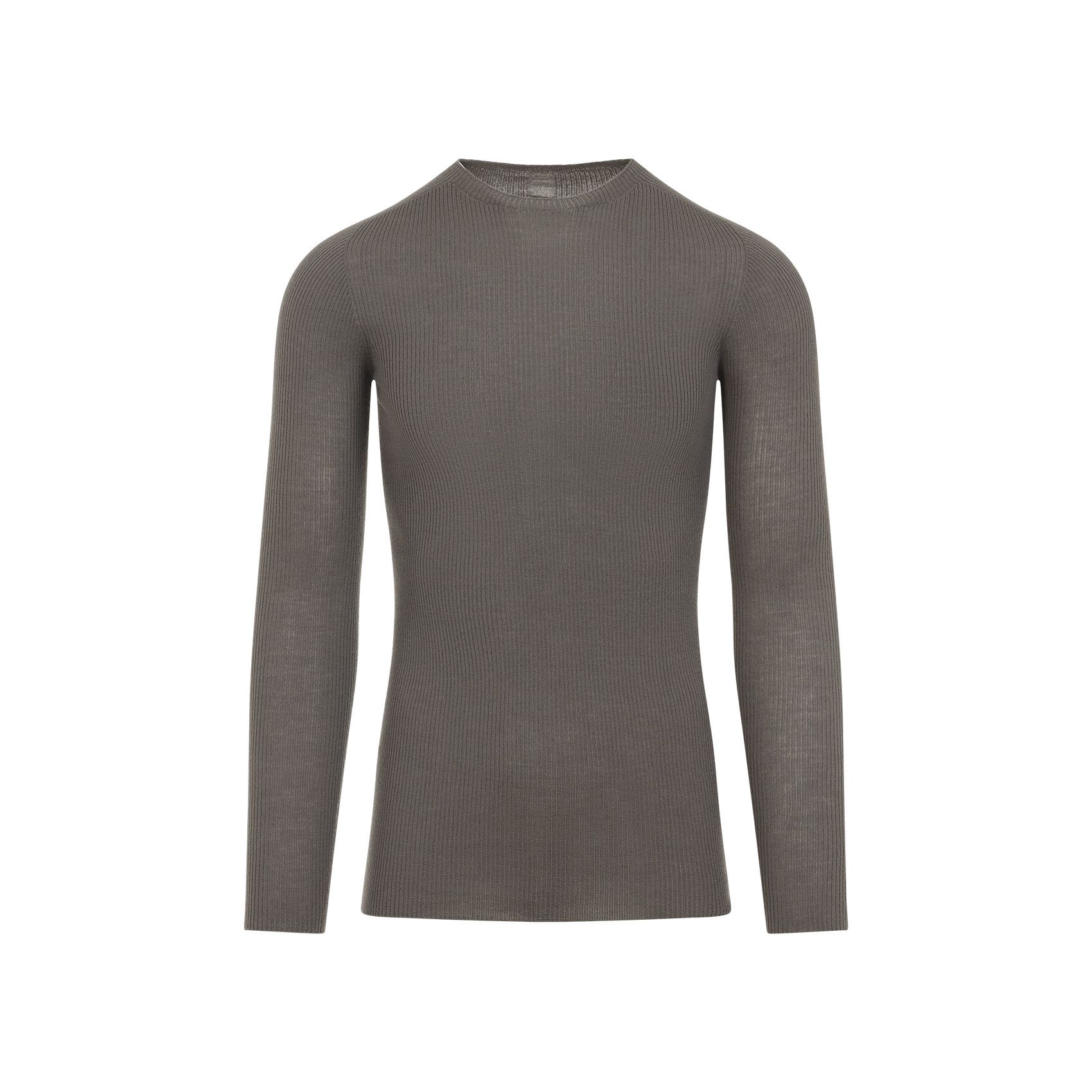 Rick Owens Rick Owens Ribbed Round Neck Pullover | Grailed