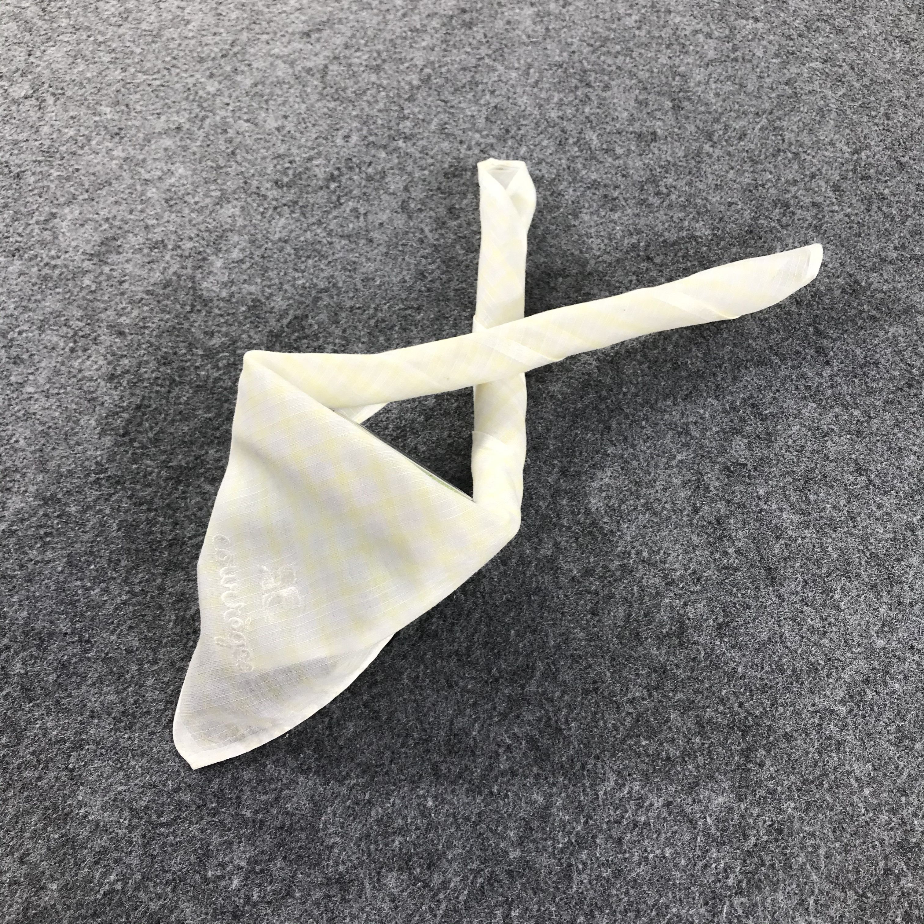 Courreges × Vintage Courreges Handkerchief Neckerchief Bandana H221 Size ONE SIZE - 4 Thumbnail