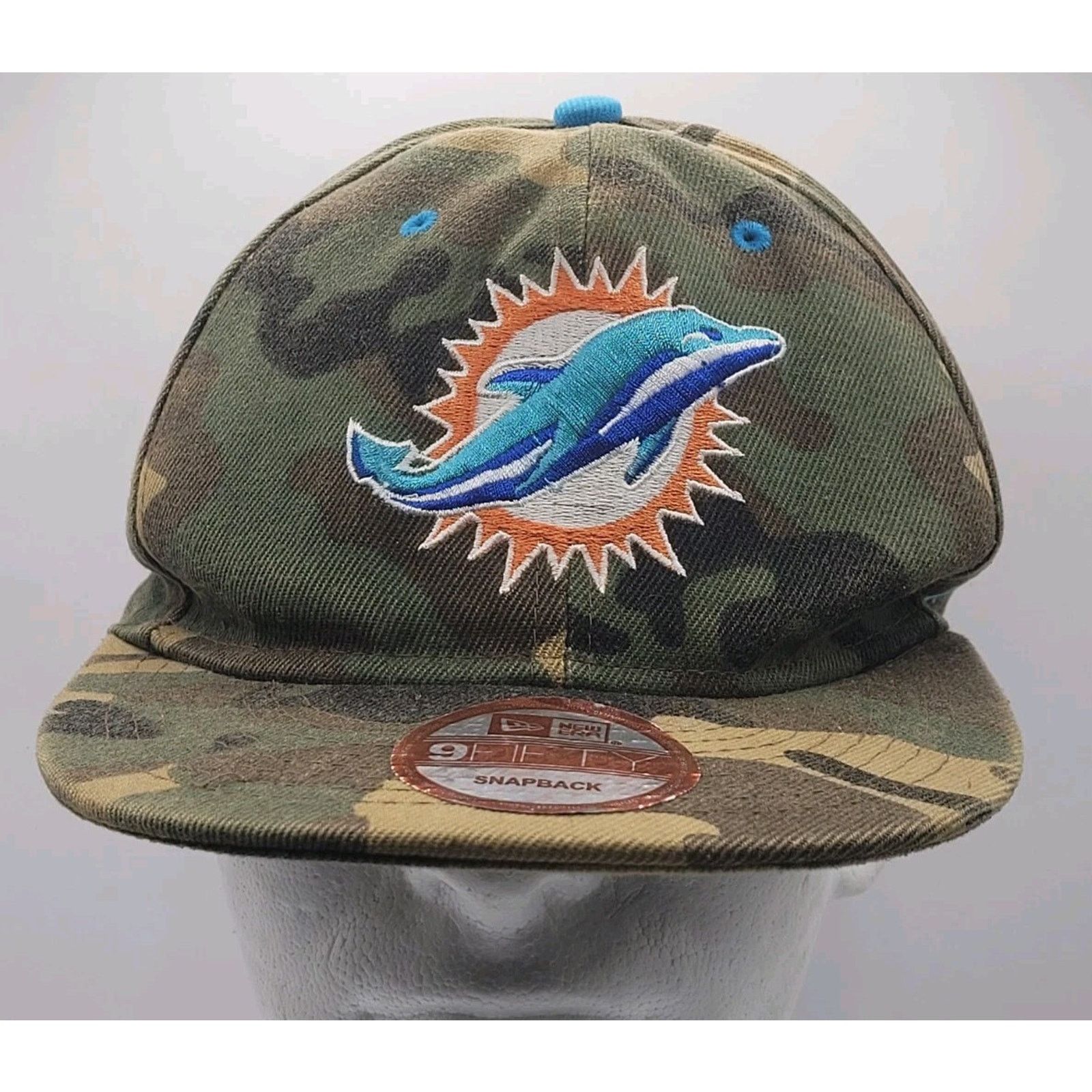 New Era Miami Dolphins New Era Camo 9FIFTY Vintage Collection Cap Size ONE SIZE - 1 Thumbnail