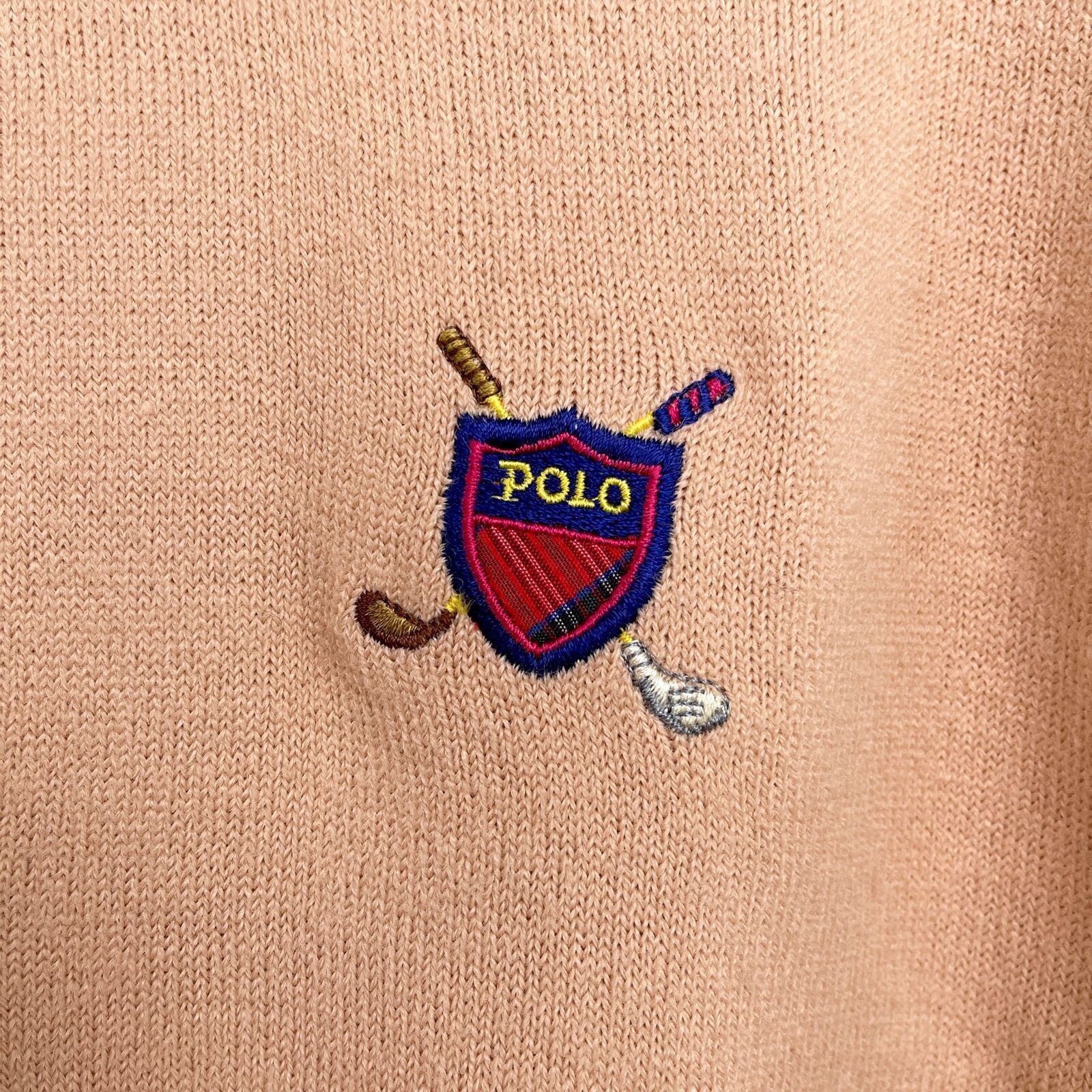 Polo Ralph Lauren POLO Ralph Lauren Cashmere Sweater Tan Golf VTG Mens XL Size US XL / EU 56 / 4 - 3 Thumbnail