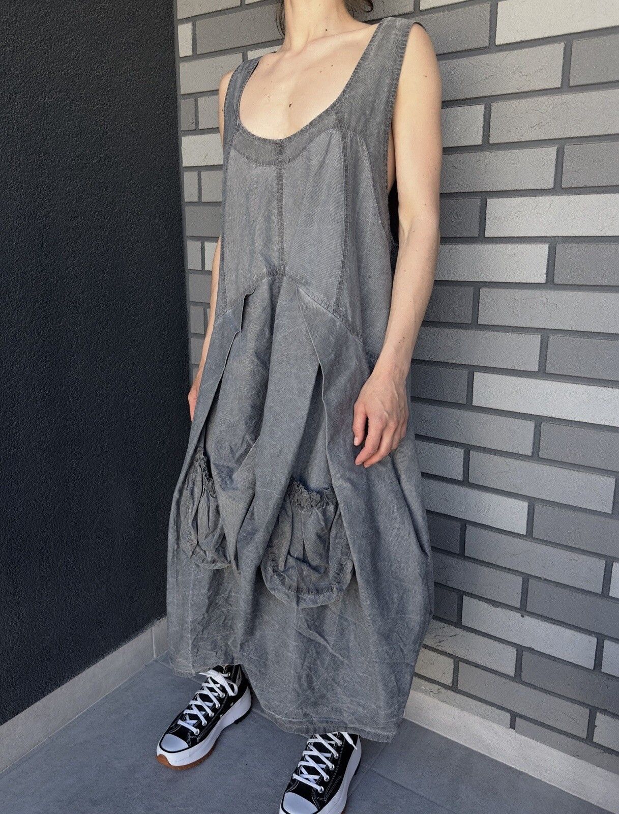 Other Kekoo Cotton Parachute Dress Pockets Plus Size Avant Garde Size L / US 10 / IT 46 - 4 Thumbnail