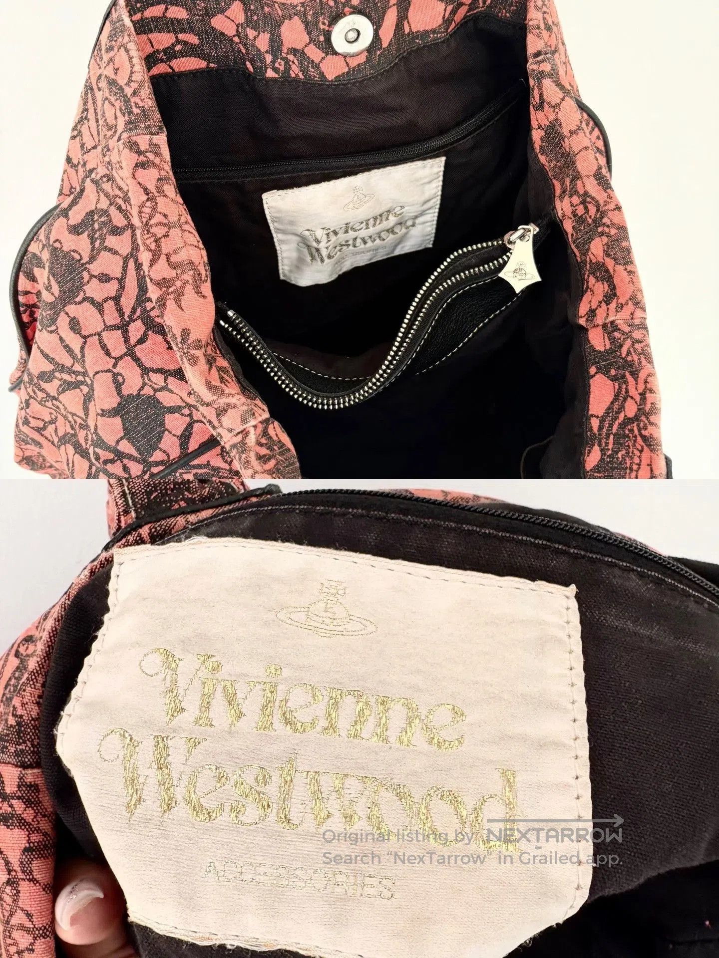Vivienne Westwood Vivienne Westwood Vintage Orange Lace Handbag. Size ONE SIZE - 9 Thumbnail