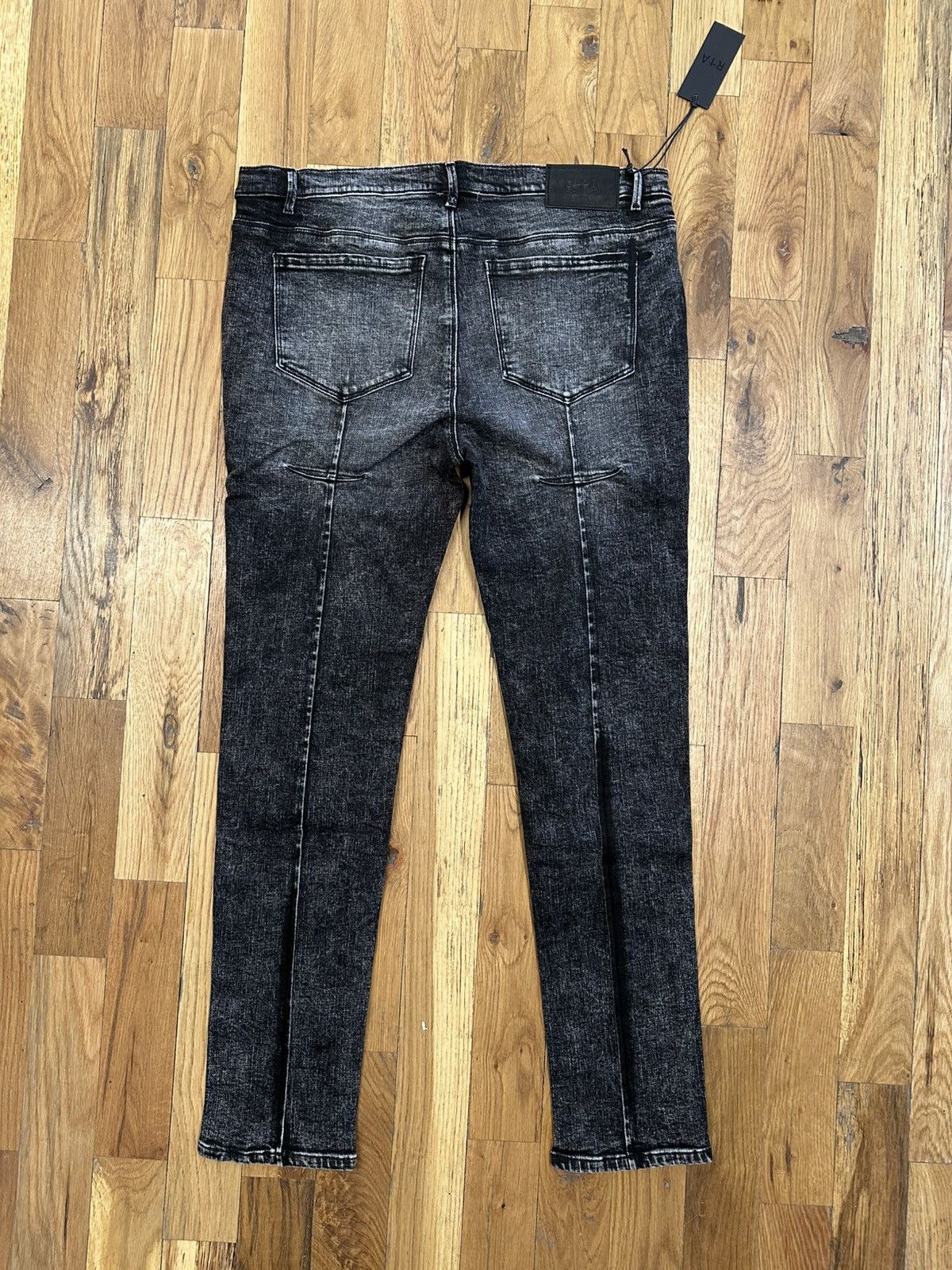 Rta RTA Clayton Acid Skinny Black Denim Jeans Size 36 Size US 36 / EU 52 - 2 Thumbnail