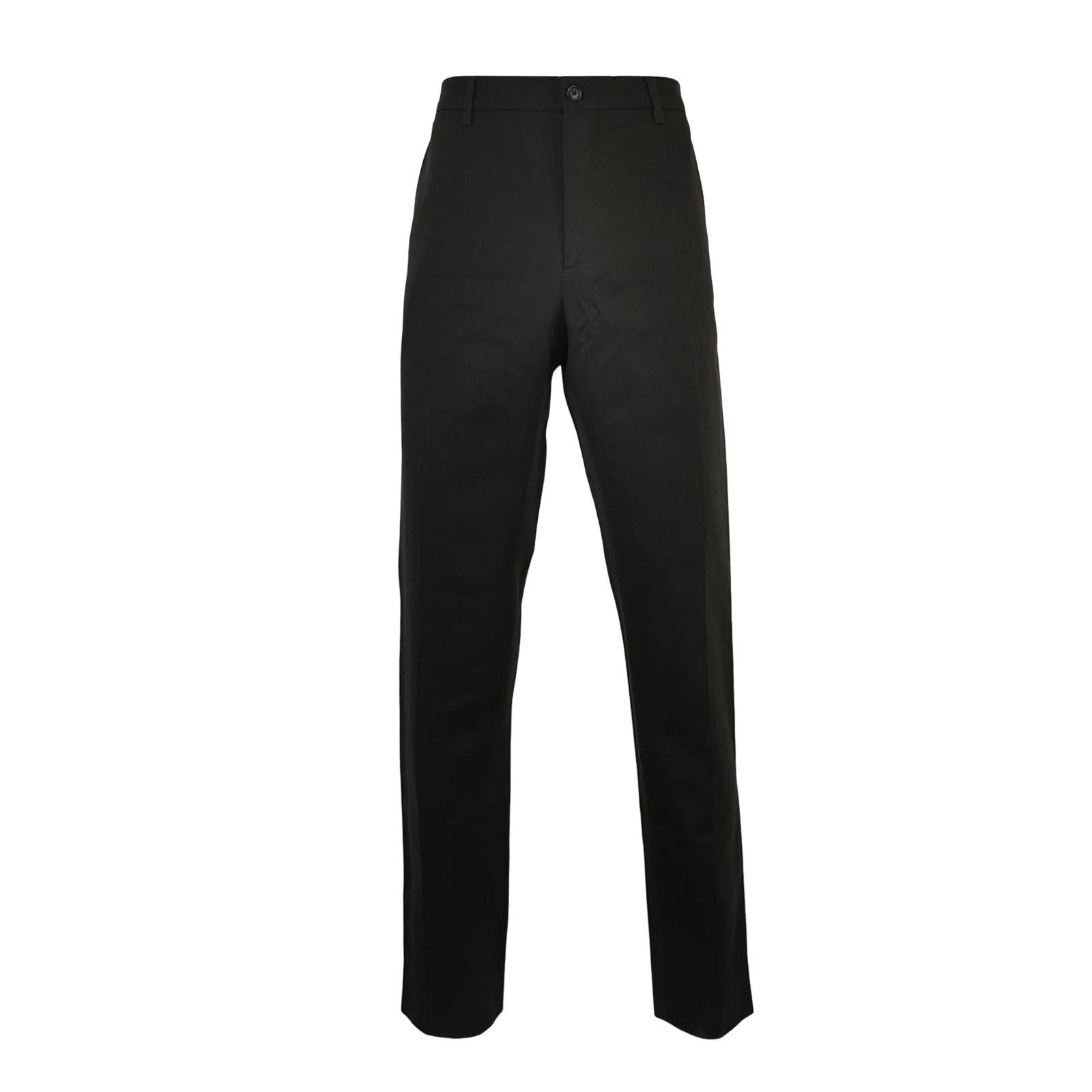 Dolce & Gabbana Dolce & Gabbana Black Cotton Pants Size 50 Size US 34 / EU 50 - 1 Thumbnail