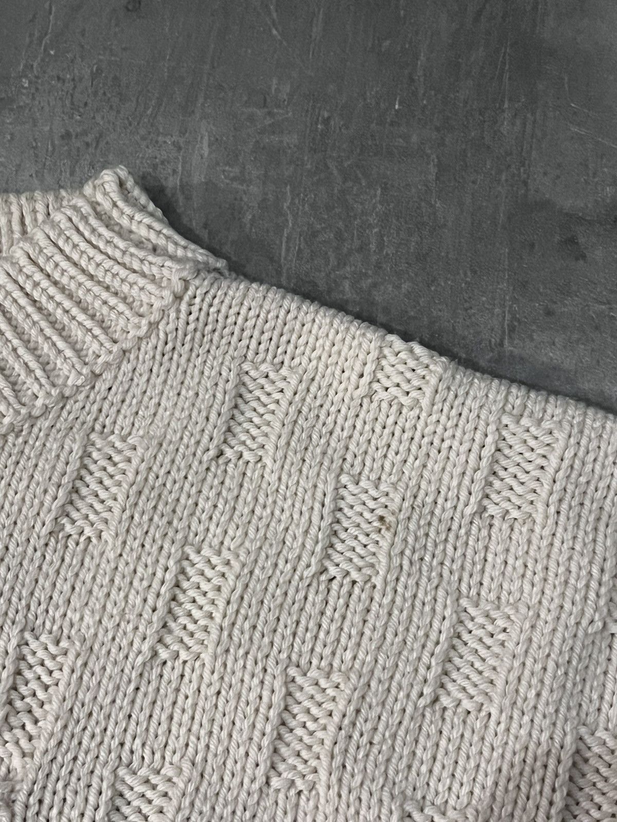 Raf Simons Raf Simons F/W 2017 Disturbed cream wool sweater Size US S / EU 44-46 / 1 - 12 Thumbnail