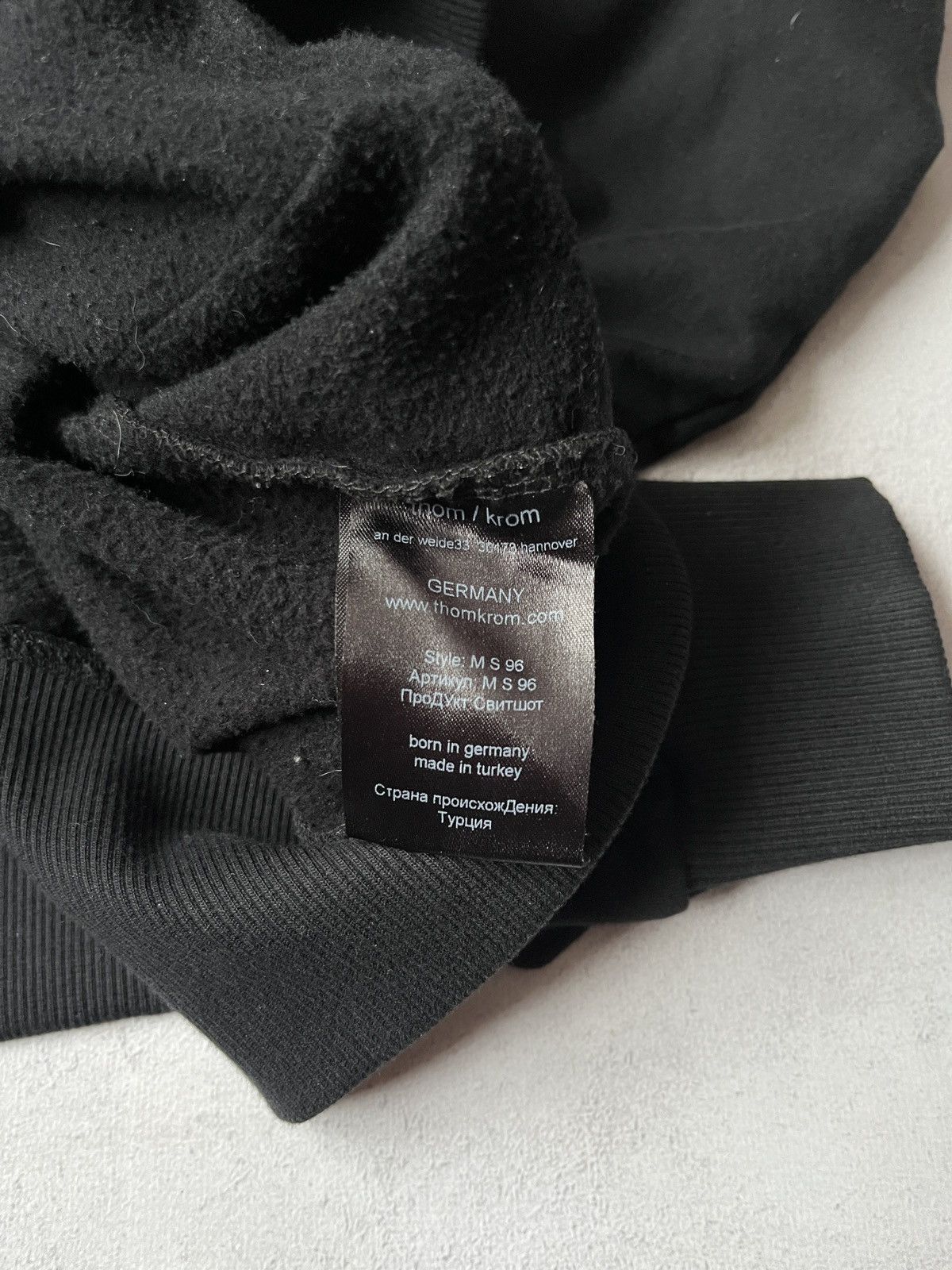 Thom Krom Rare rick owens style hoodie Thom krom Size US M / EU 48-50 / 2 - 7 Thumbnail