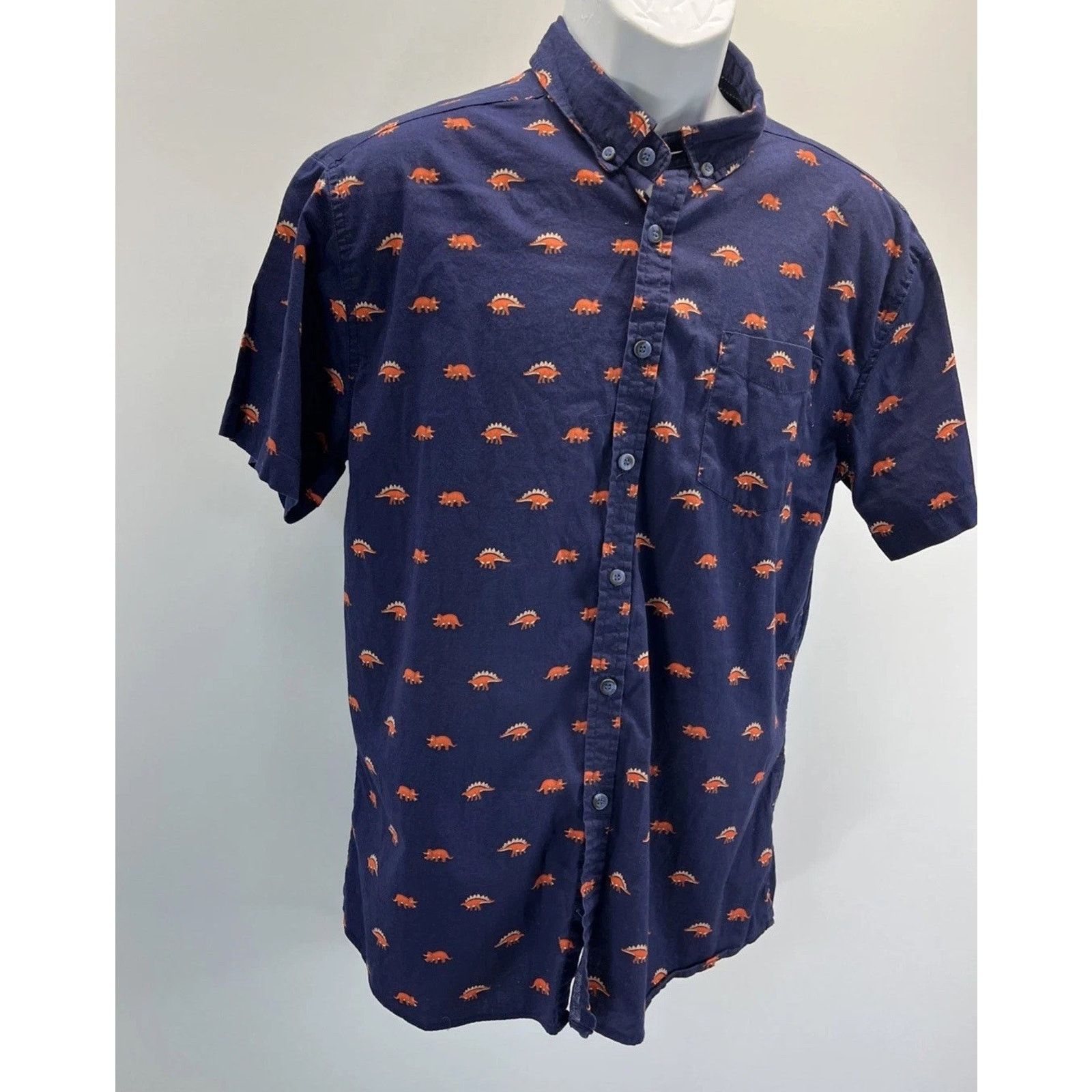 Other Five Points Slim Fit Shirt Men's L Navy Blue Pattern Size US L / EU 52-54 / 3 - 2 Thumbnail