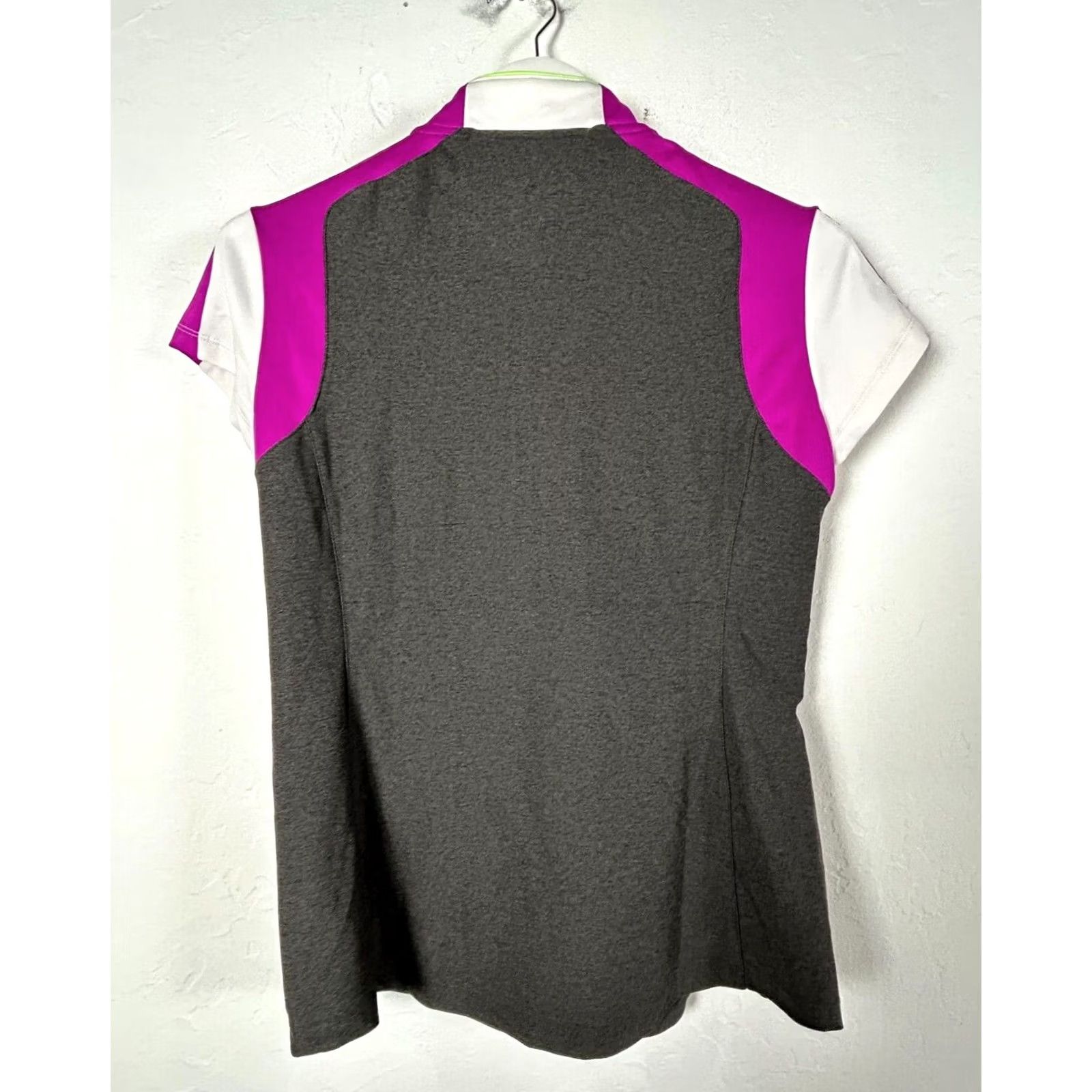 Vintage Jofit Women's Athletic Golf Shirt 1/4 Zip Oracle Top Charcoal Gray Size Medium Size M / US 6-8 / IT 42-44 - 2 Thumbnail