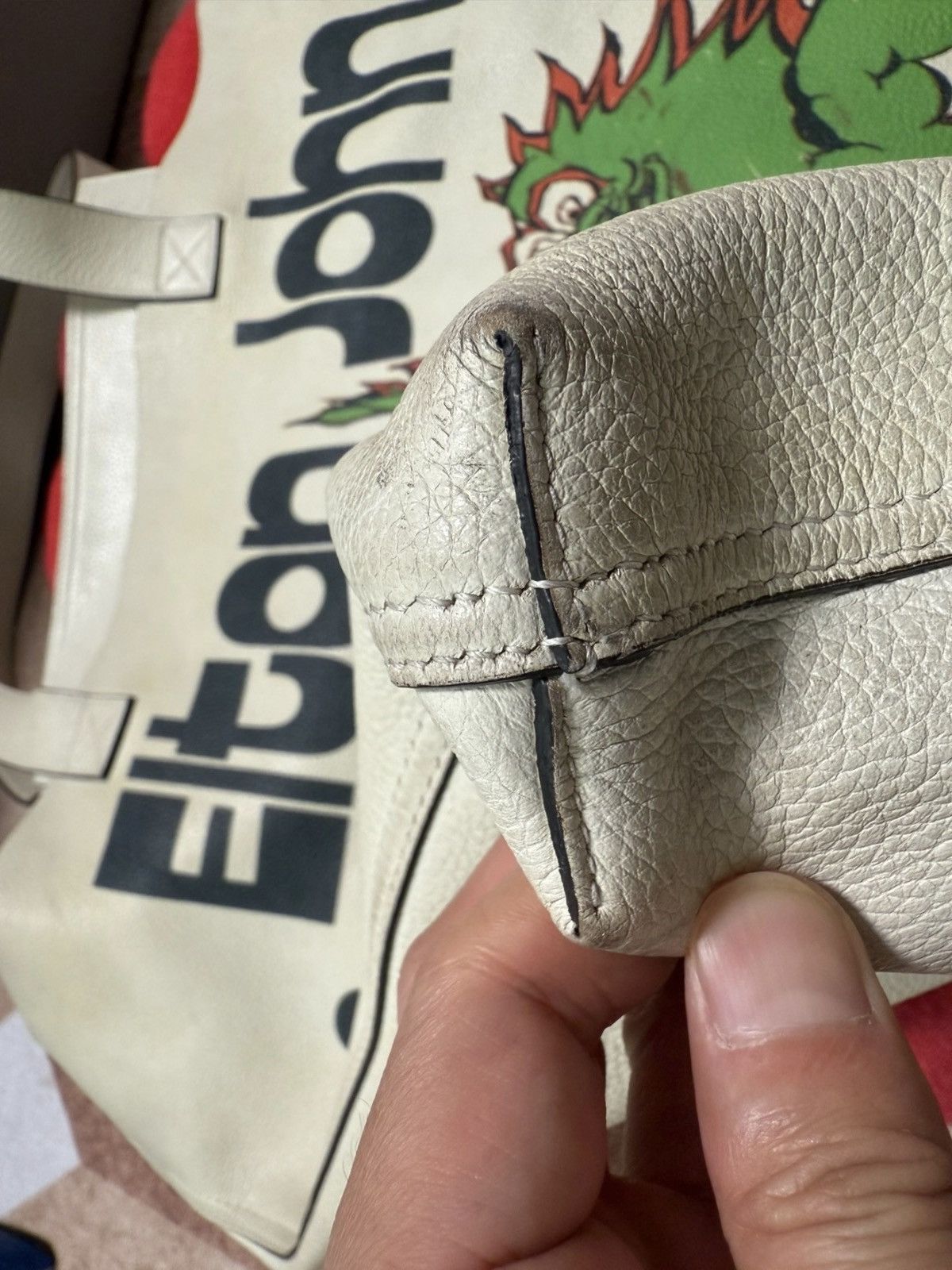 Gucci Rare Gucci Elton John Crocodile Rock Large Tote w/ Pouch Size ONE SIZE - 8 Thumbnail