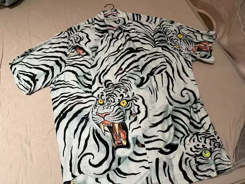 Wacko Maria Wacko Maria ✖️Tim Lehi Main Tiger Head Hawaiian 