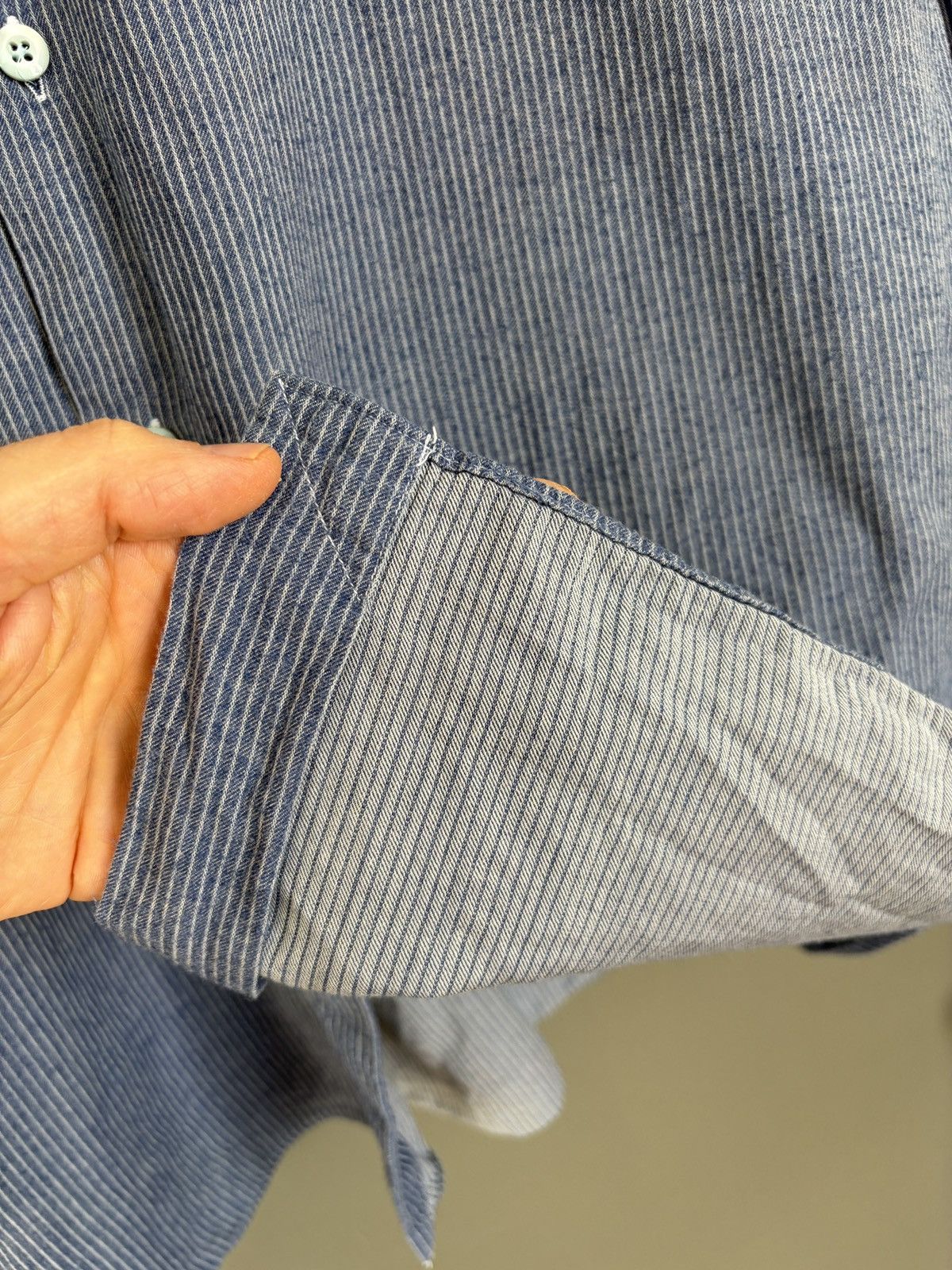 Other Bolzonella Blue Pinstripe Cotton Supersoft Shirt Size US L / EU 52-54 / 3 - 9 Thumbnail