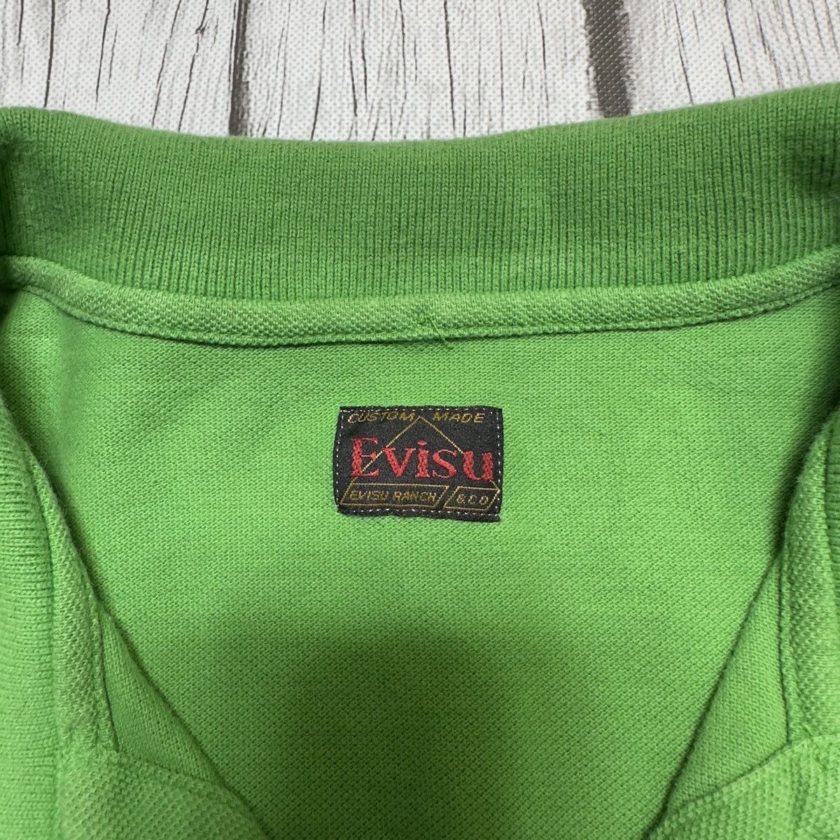 Evisu × Vintage Vintage Evisu polo shirt Size US XL / EU 56 / 4 - 4 Thumbnail