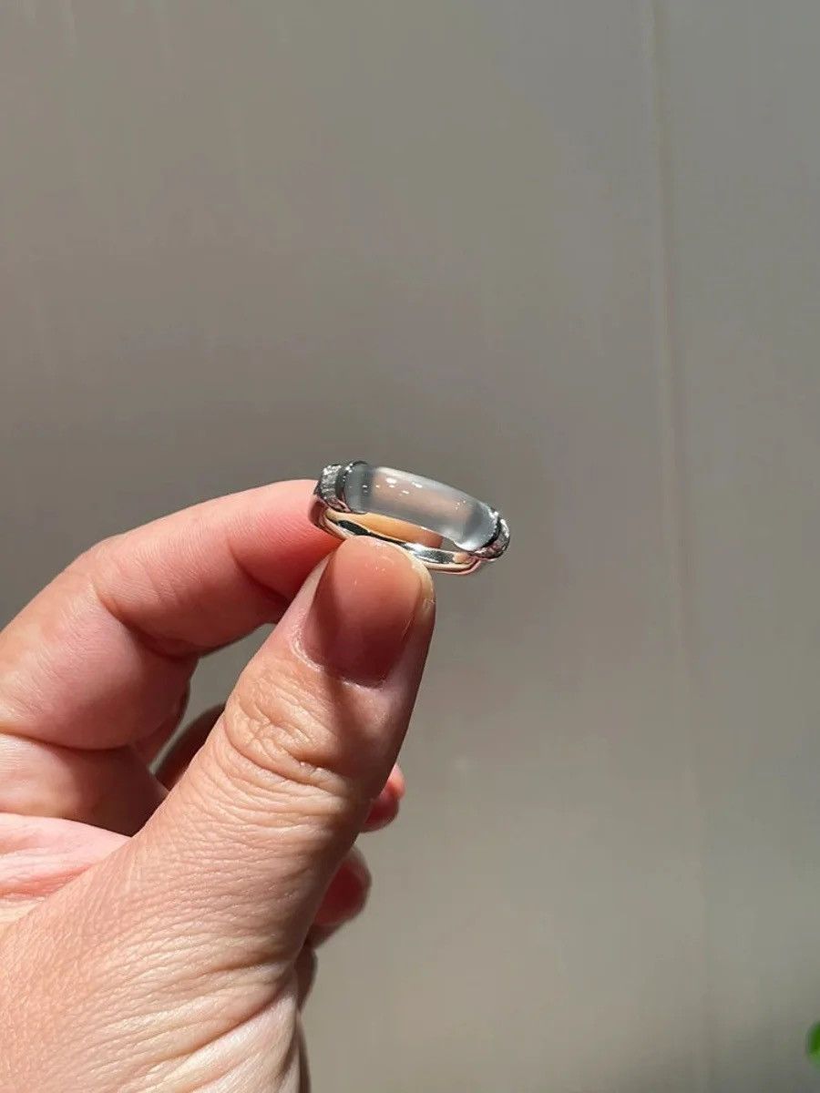 Jewelry Trend Transparent Zircon Adjustable Ring Size ONE SIZE - 2 Thumbnail