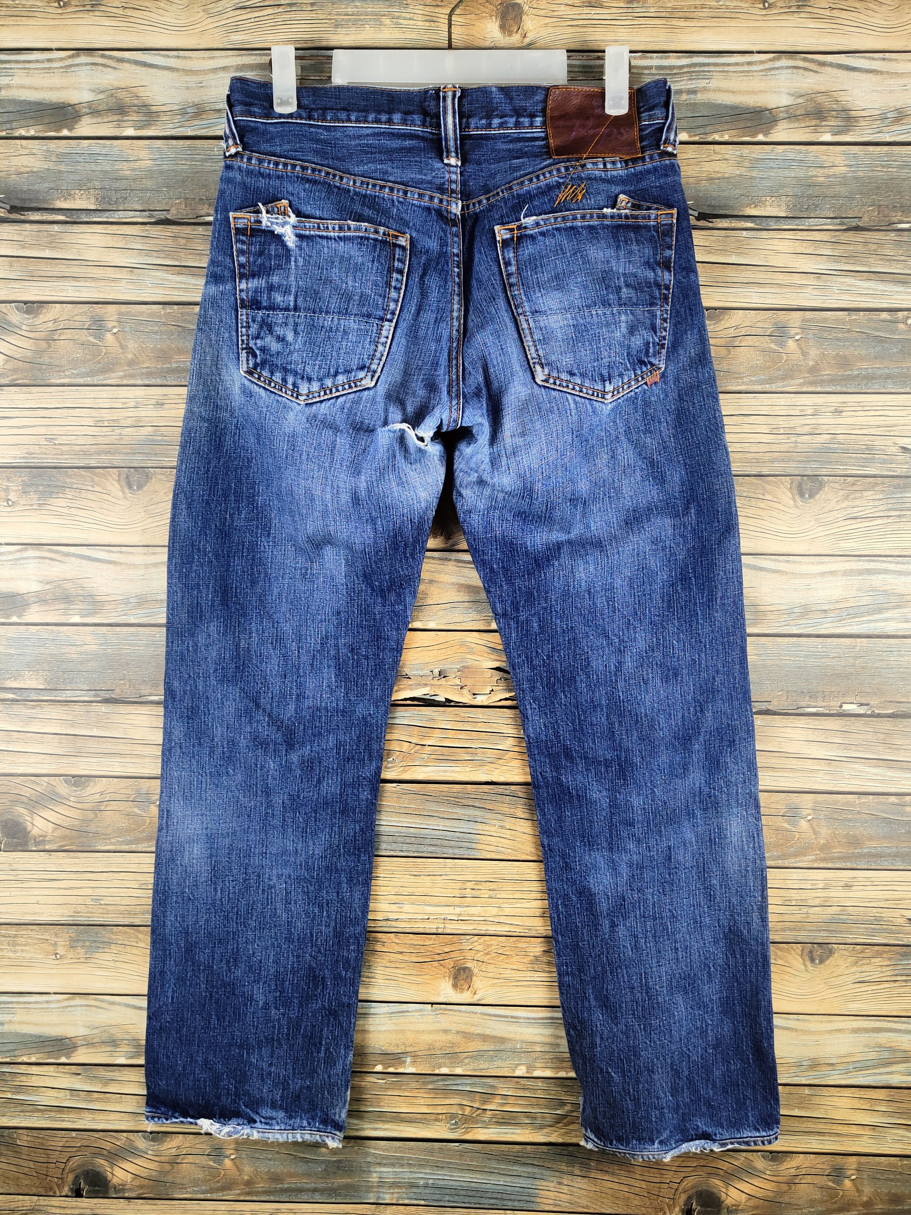 Prps DL Prps japan faded Blue Distressed Ripped denim #46-894 Size US 30 / EU 46 - 7 Thumbnail