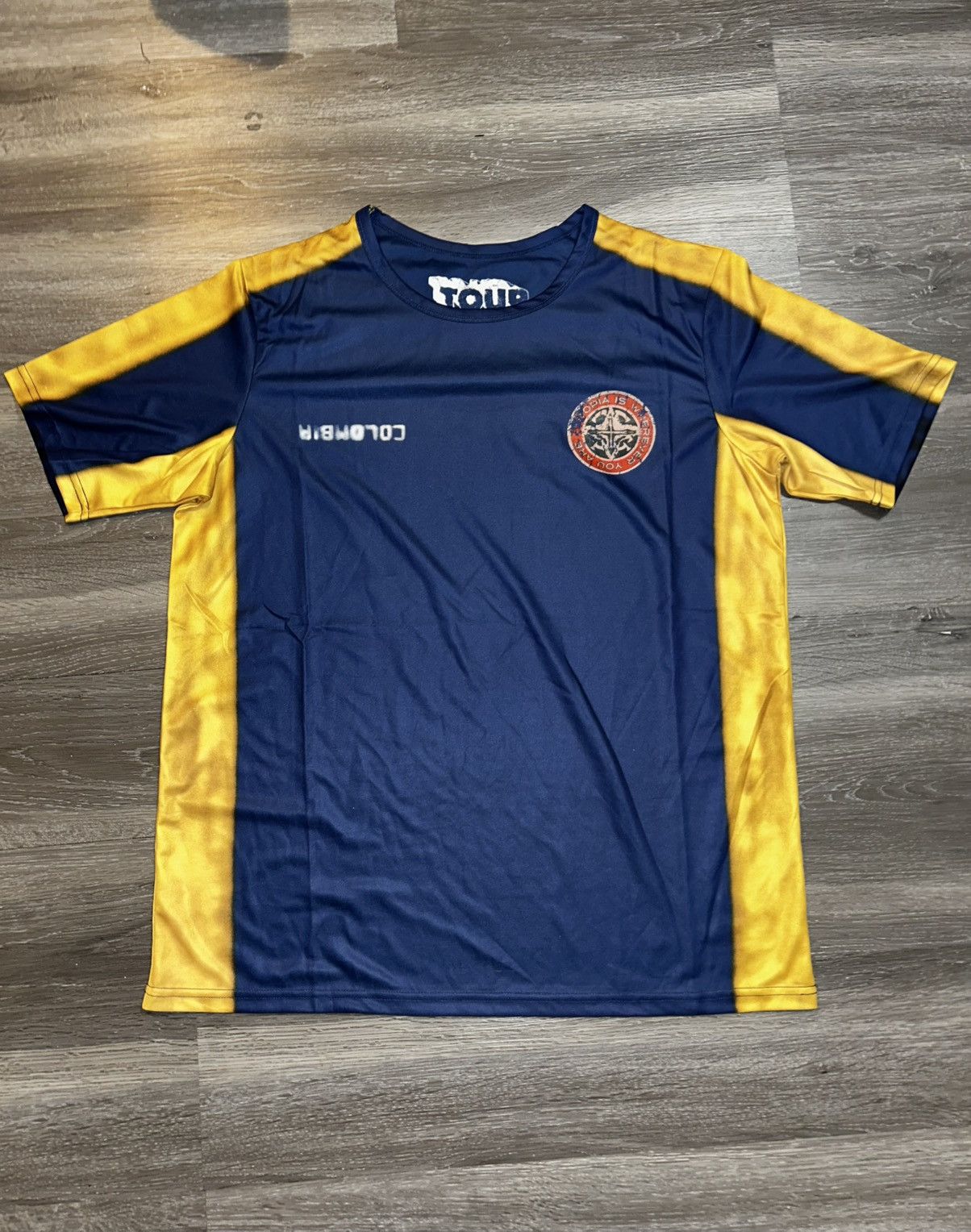 国内発送■CACTUS JACK■COLOMBIA SOCCER JERSEY Buy Cactus Jack by Travis Scott Brazil Soccer Jersey 'Yellow