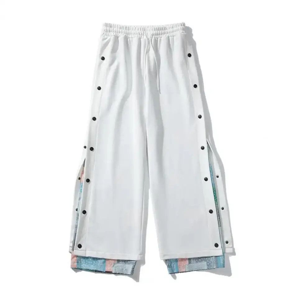 Japanese Brand × Vintage Hip Hop Harajuku Straight Pants Men Patchwork Trousers Size US 32 / EU 48 - 2 Thumbnail