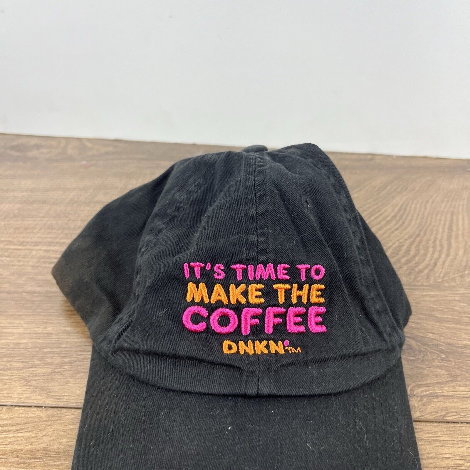 Other Dunkin' Donuts Hat Time to Make Coffee Black Adjustable Hat Size ONE SIZE - 6 Thumbnail