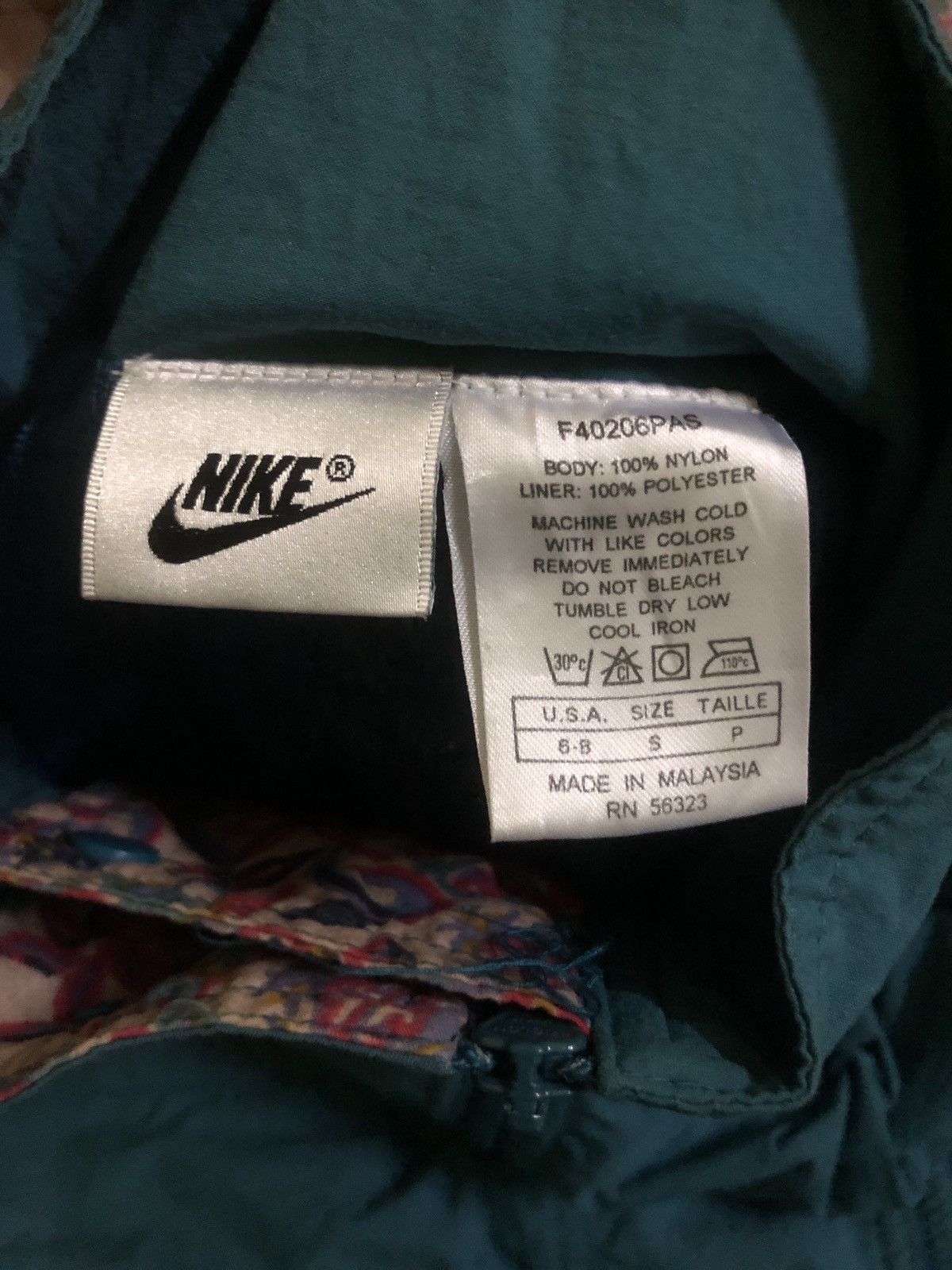 Nike × Vintage Vintage Nike Y2K Floral Light Jacket Size US S / EU 44-46 / 1 - 11 Thumbnail