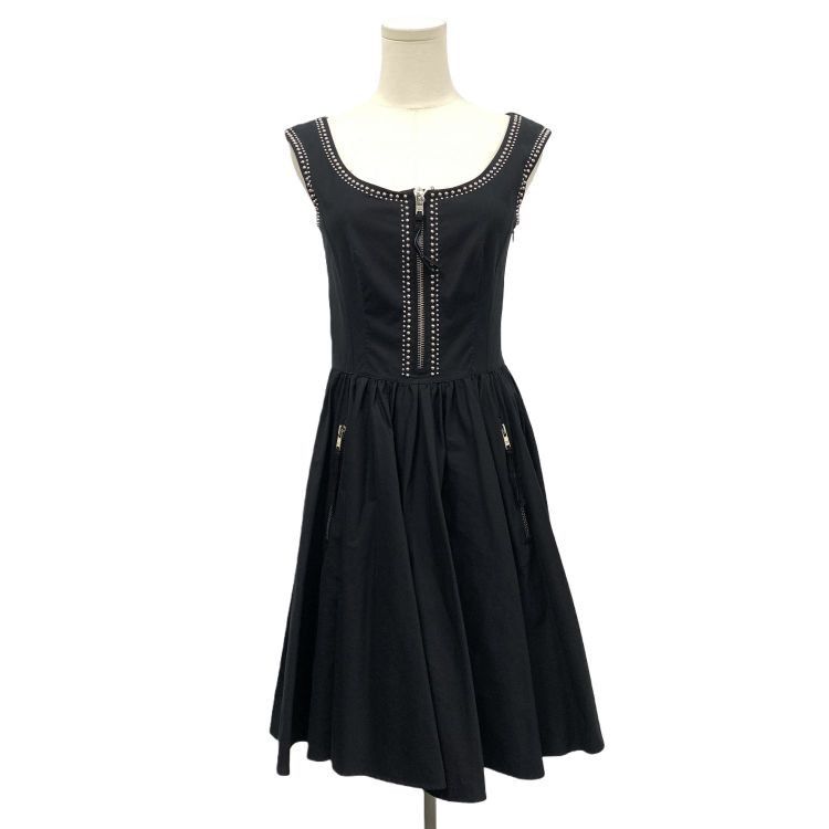 Prada Prada Studded Zipper Midi Dress Size 40 Size S / US 4 / IT 40 - 1 Thumbnail
