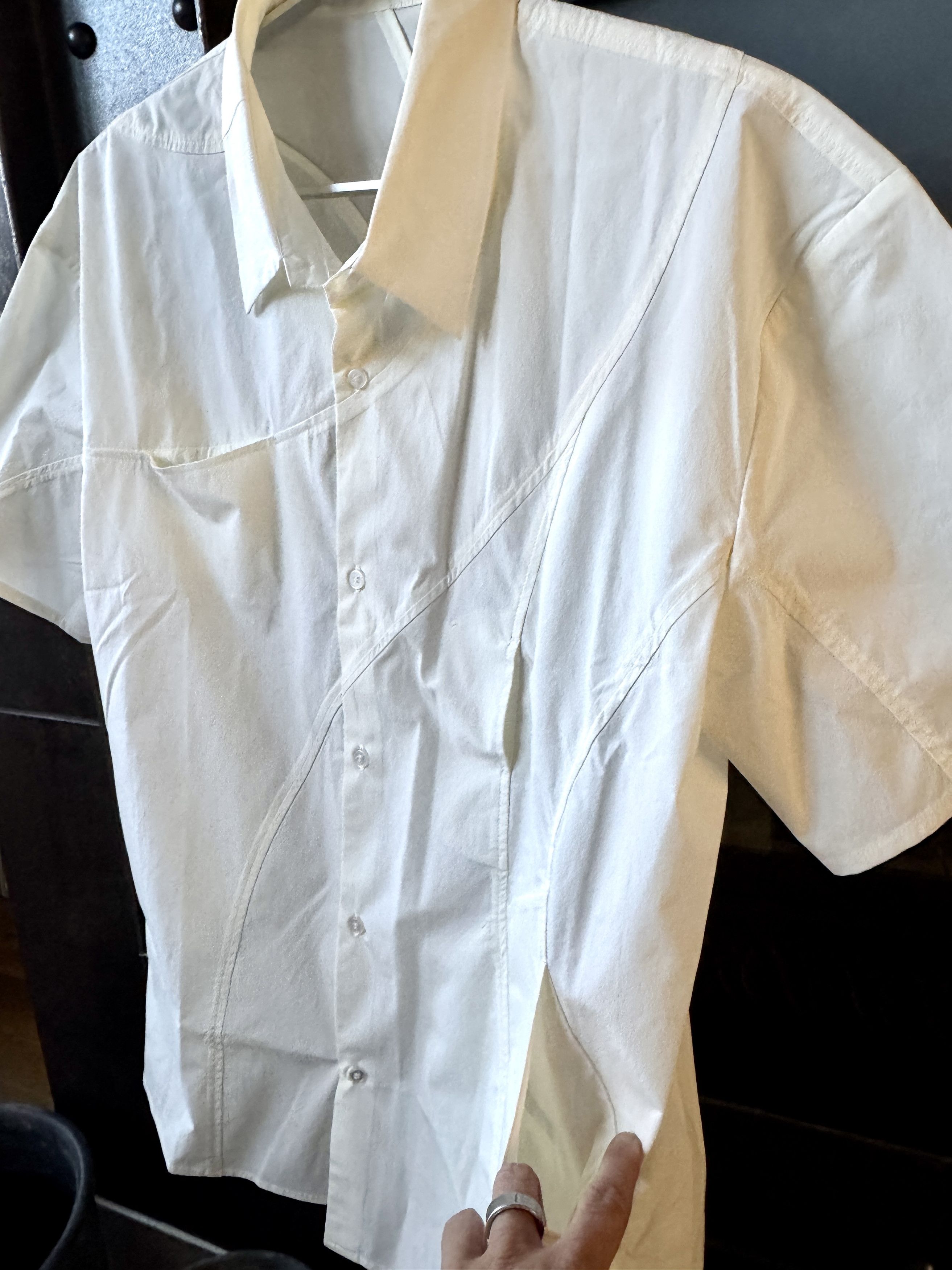 POST ARCHIVE FACTION (PAF) Post Archive Faction PAF 6.0 Shirt Center Off White XL Size US XL / EU 56 / 4 - 11 Thumbnail