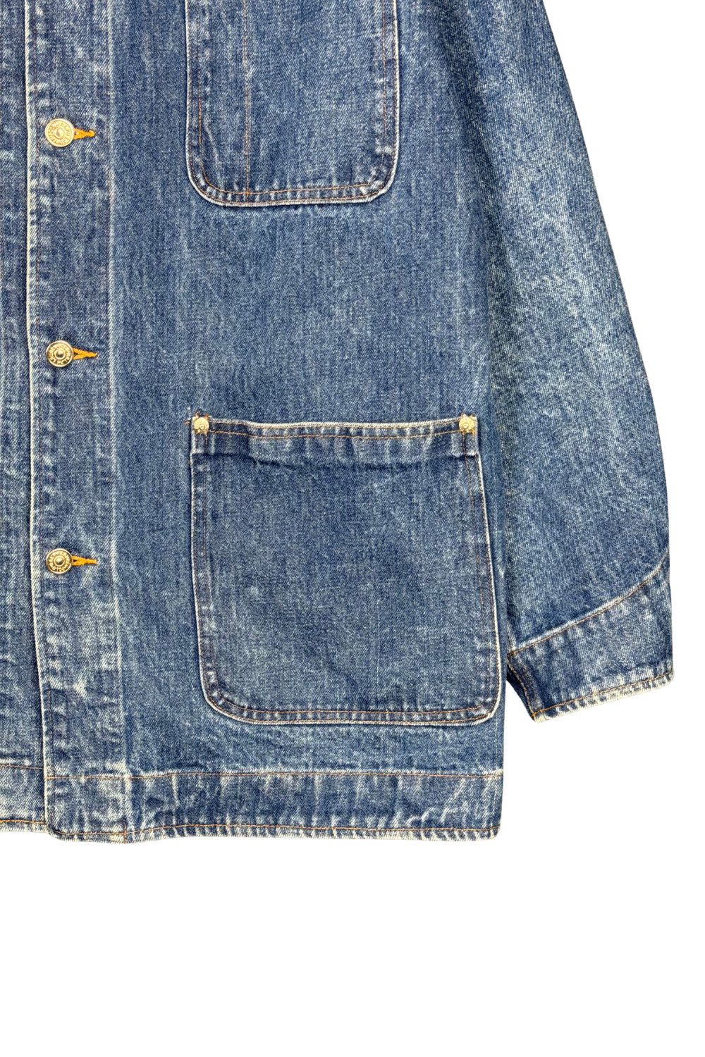 Polo Ralph Lauren Vintage Polo Ralph Lauren Denim Chore Jacket FW91 Workwear Size US S / EU 44-46 / 1 - 8 Thumbnail