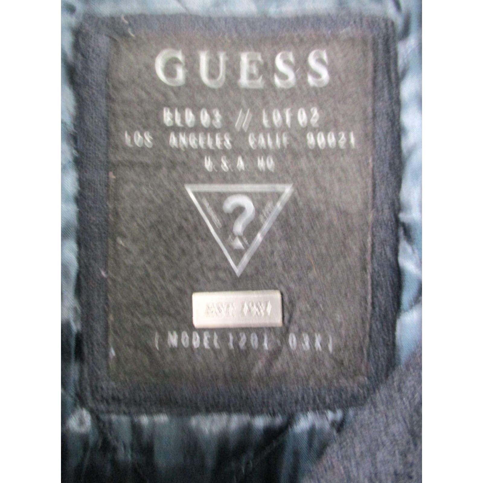 Guess Guess Military Jacket Small Adult Gray Black Coat Buttons Size US S / EU 44-46 / 1 - 4 Thumbnail