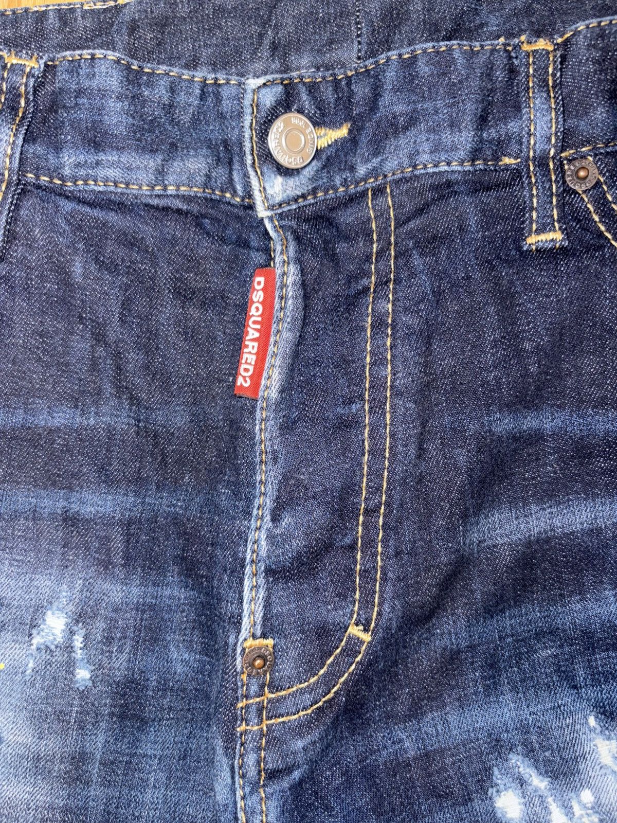 Dsquared2 Dsquared2 2021 "Cool Guy" Distressed Paint Splatter Jeans Size US 30 / EU 46 - 6 Thumbnail