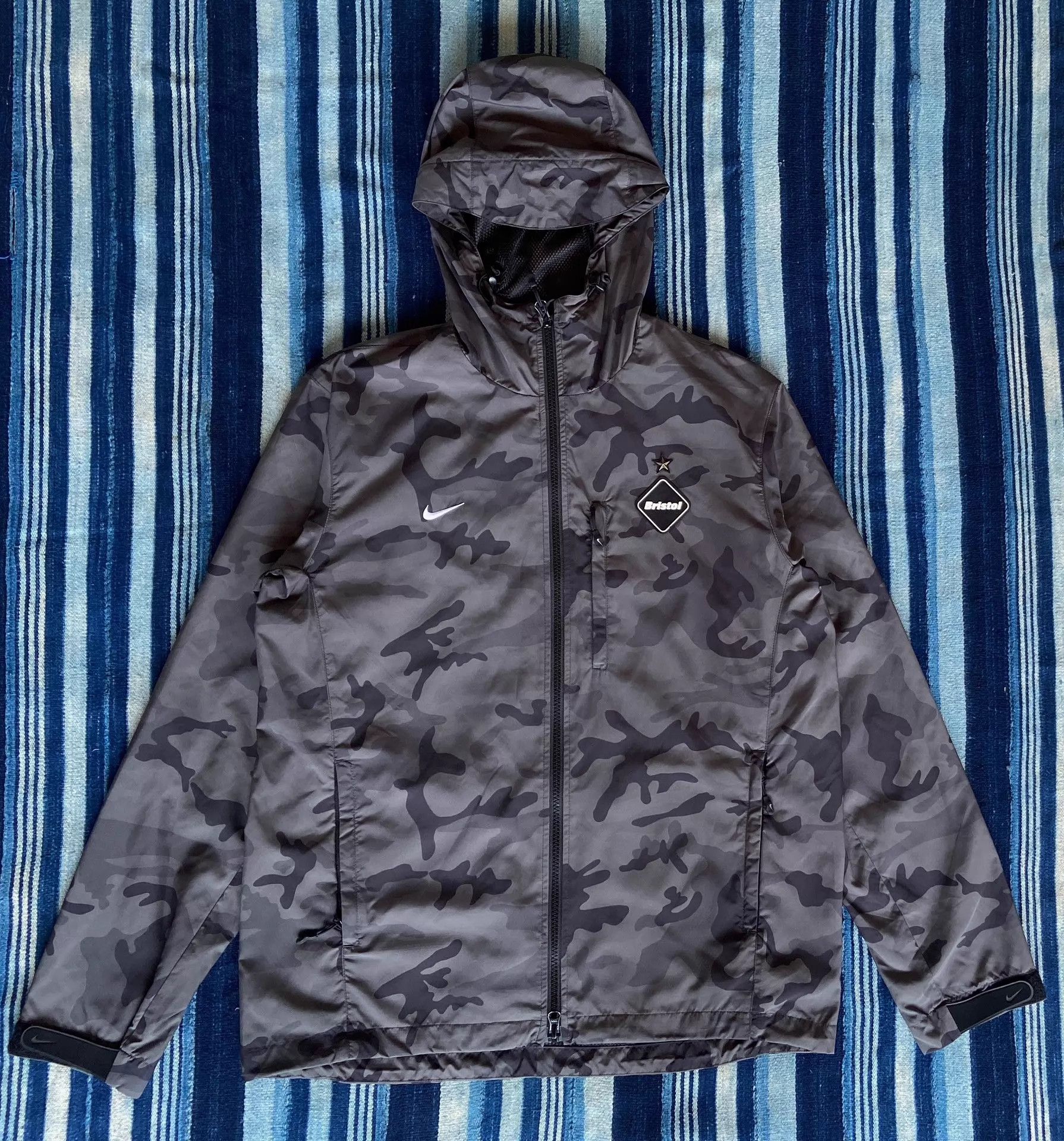 Nike FCRB x Nike Bristol Camo Tech Jacket M Size US M / EU 48-50 / 2 - 1 Thumbnail