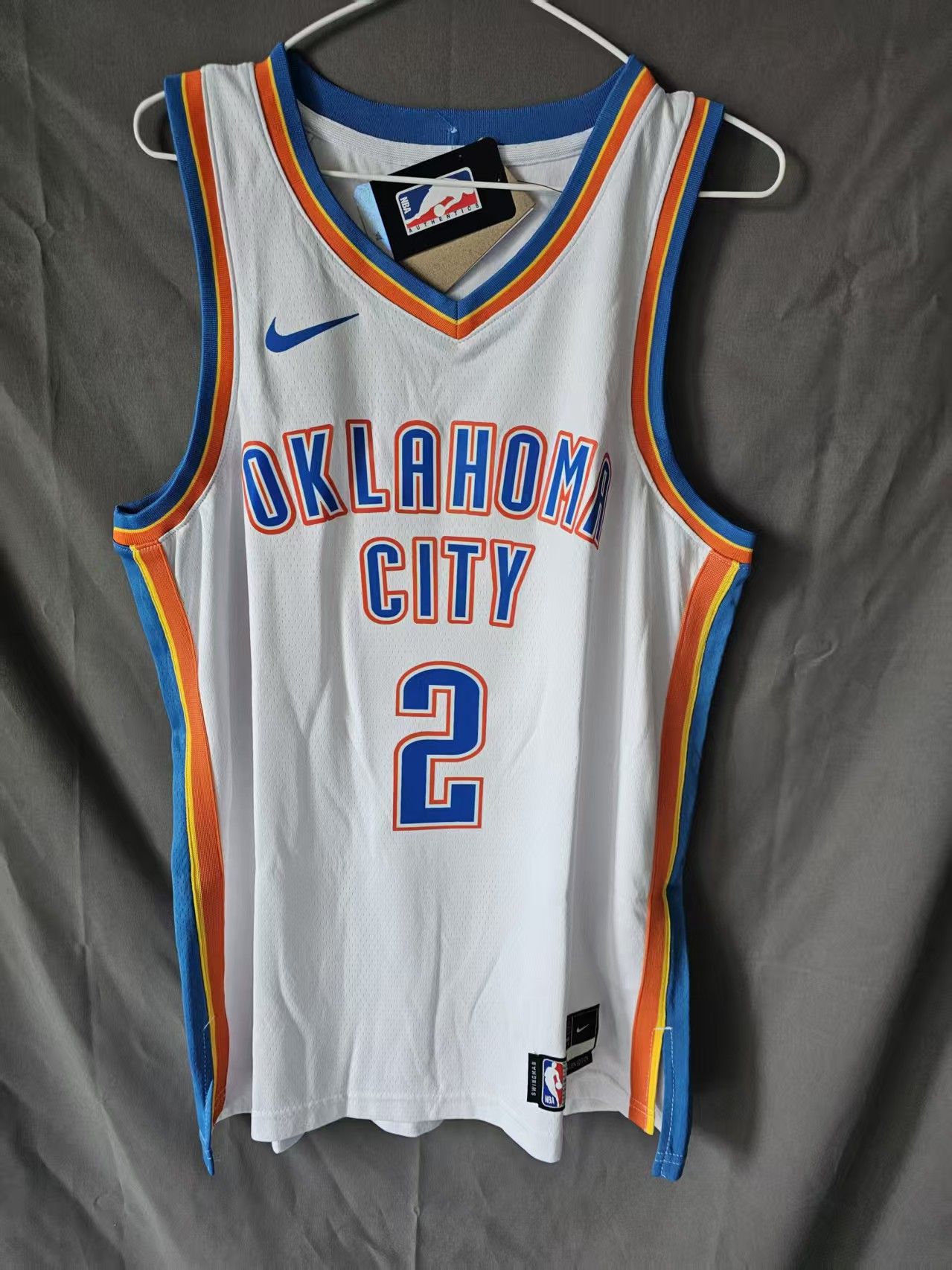 Oklahoma City Thunder Shai Gilgeous-Alexander Jersey White