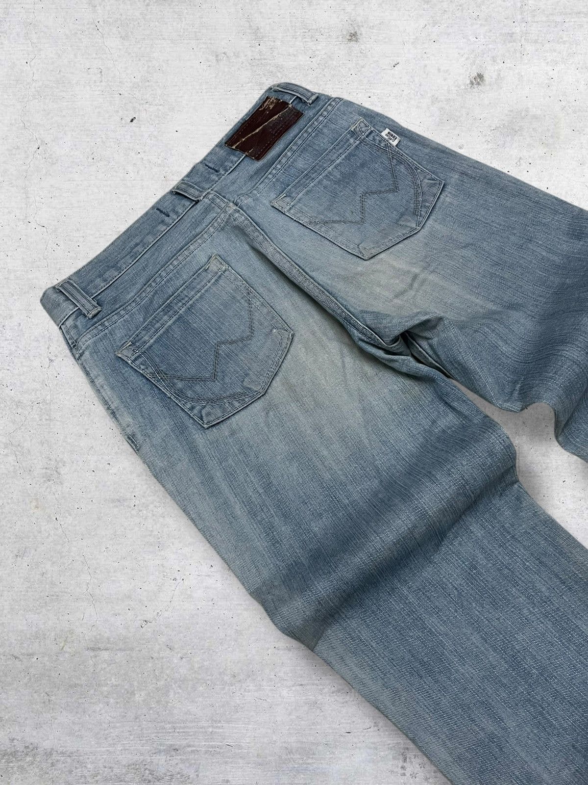 Edwin VINTAGE EDWIN 90S OG JAPAN DESIGNER FLARED MUDWASH DENIM Size US 28 / EU 44 - 15 Thumbnail