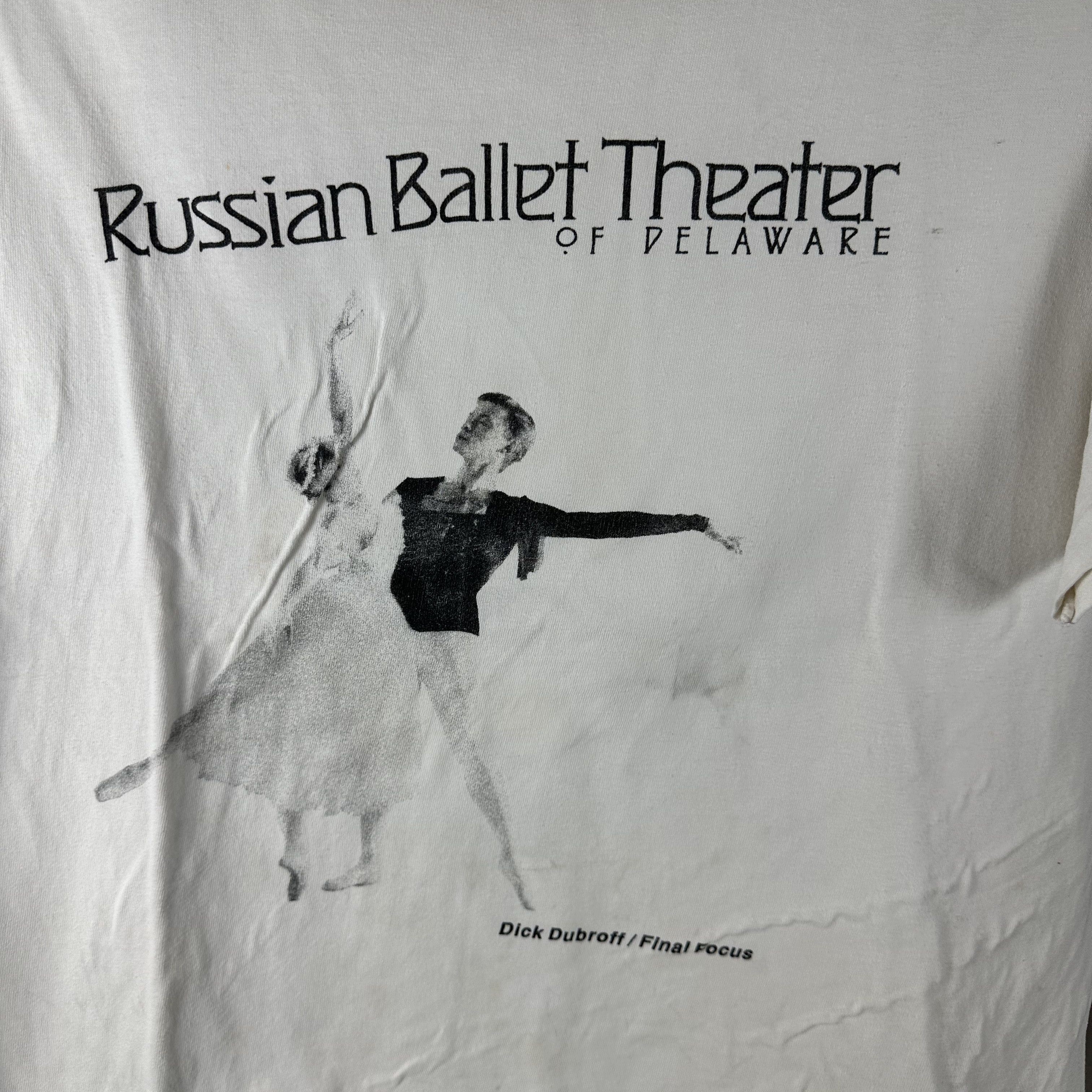 Vintage 90s Dick Dubrott Final Focus Russian Ballet Theater Tee Size US L / EU 52-54 / 3 - 2 Thumbnail