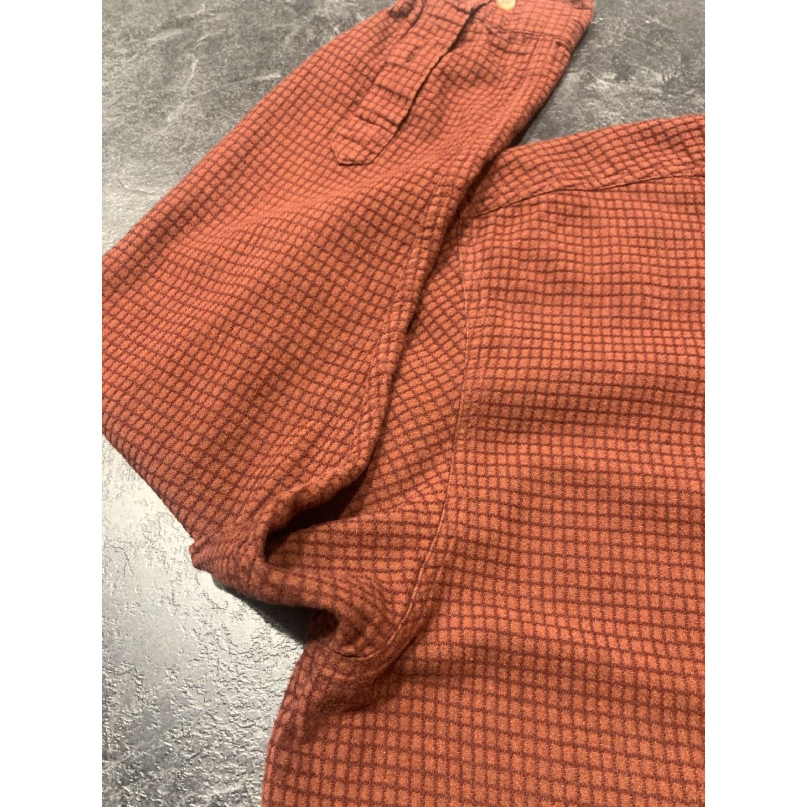 The Territory Ahead VINTAGE Territory Ahead Men's Flannel Shirt Long Sleeve Button Up Casual Fall Spring Winter Burgundy Size L Size US L / EU 52-54 / 3 - 5 Thumbnail
