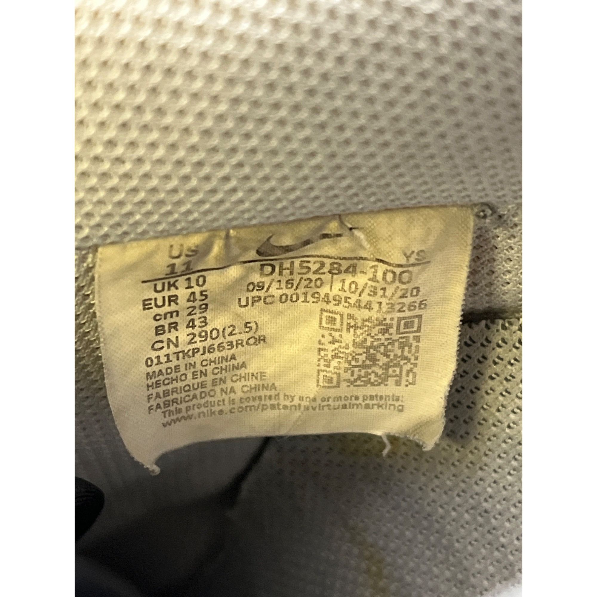 Nike Nike Air Force 1 07 LV8 Mens White Casual Sneakers Size 11 S Size US 11 / EU 44 - 8 Thumbnail