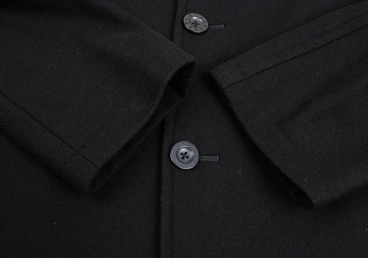 Burberry Cashmere Blend Wool Nylon Melton Half Coat in Black, L Size US XXS / EU 40 - 8 Thumbnail